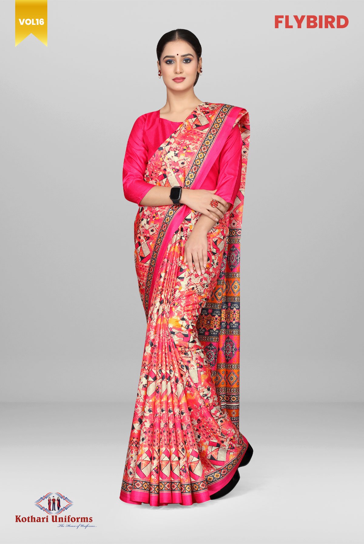Flybird | Uniform Saree [FB9B]