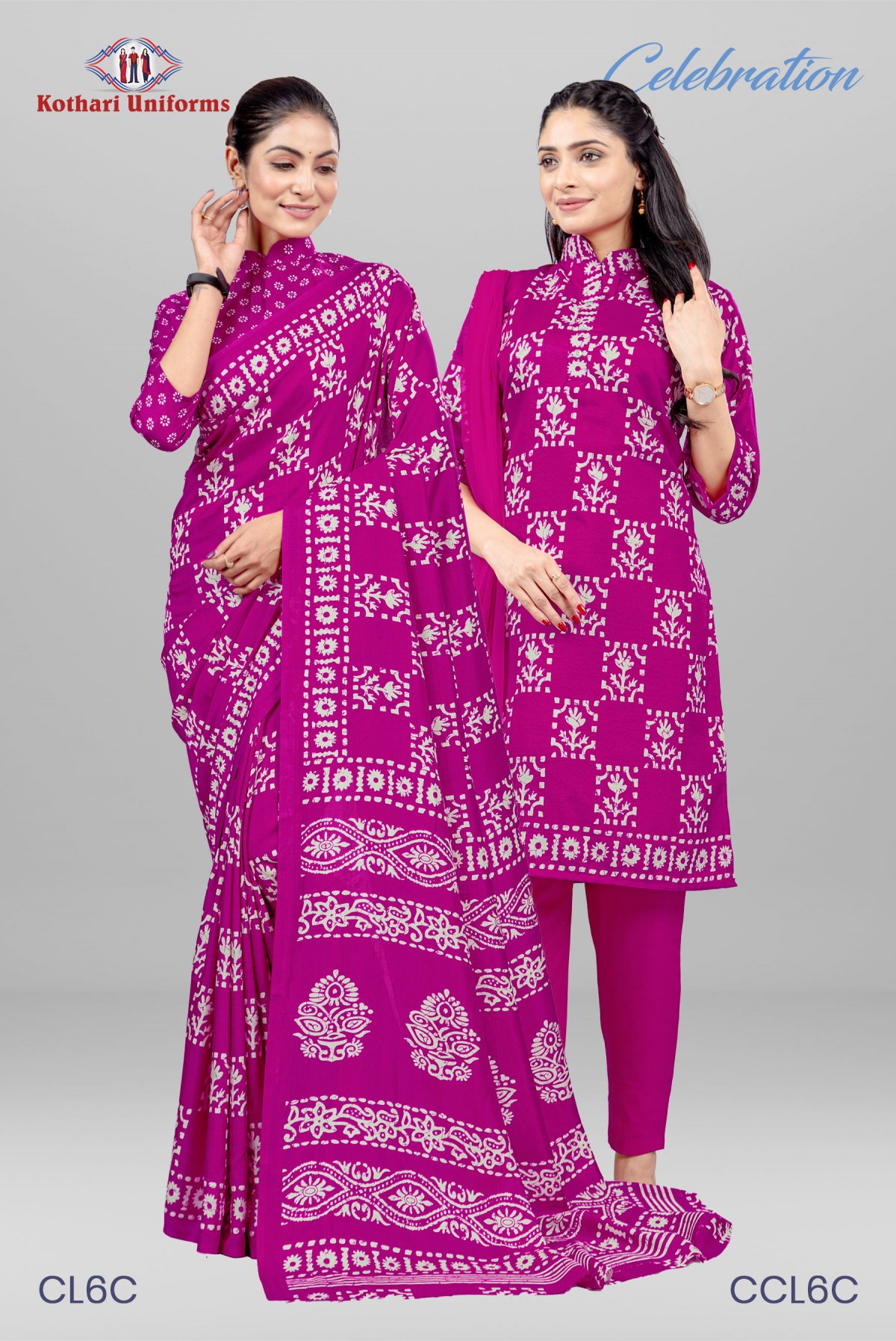 Celebration | Uniform Saree & Salwar Combo [CL6C]