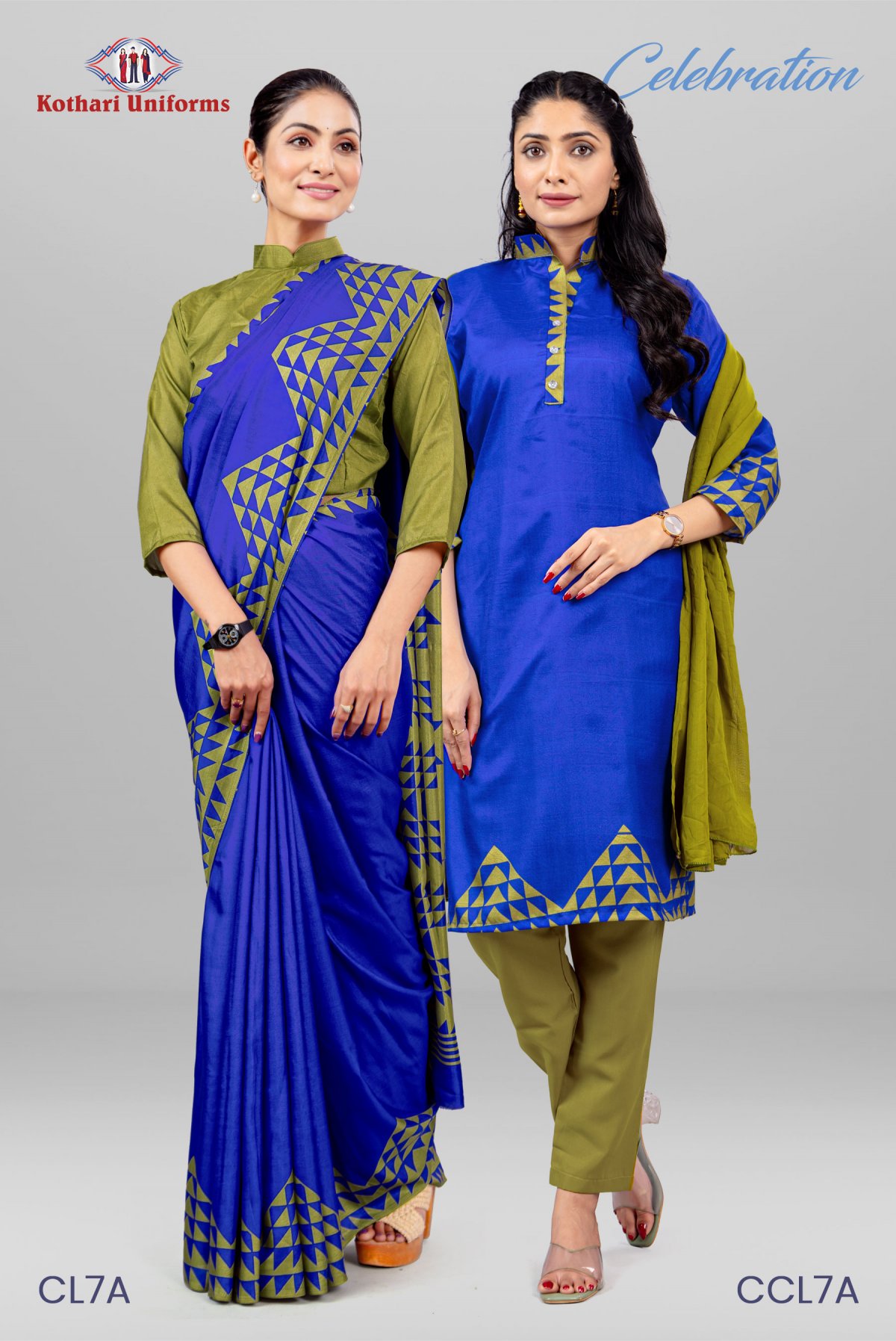 Celebration | Uniform Saree & Salwar Combo [CL7A]