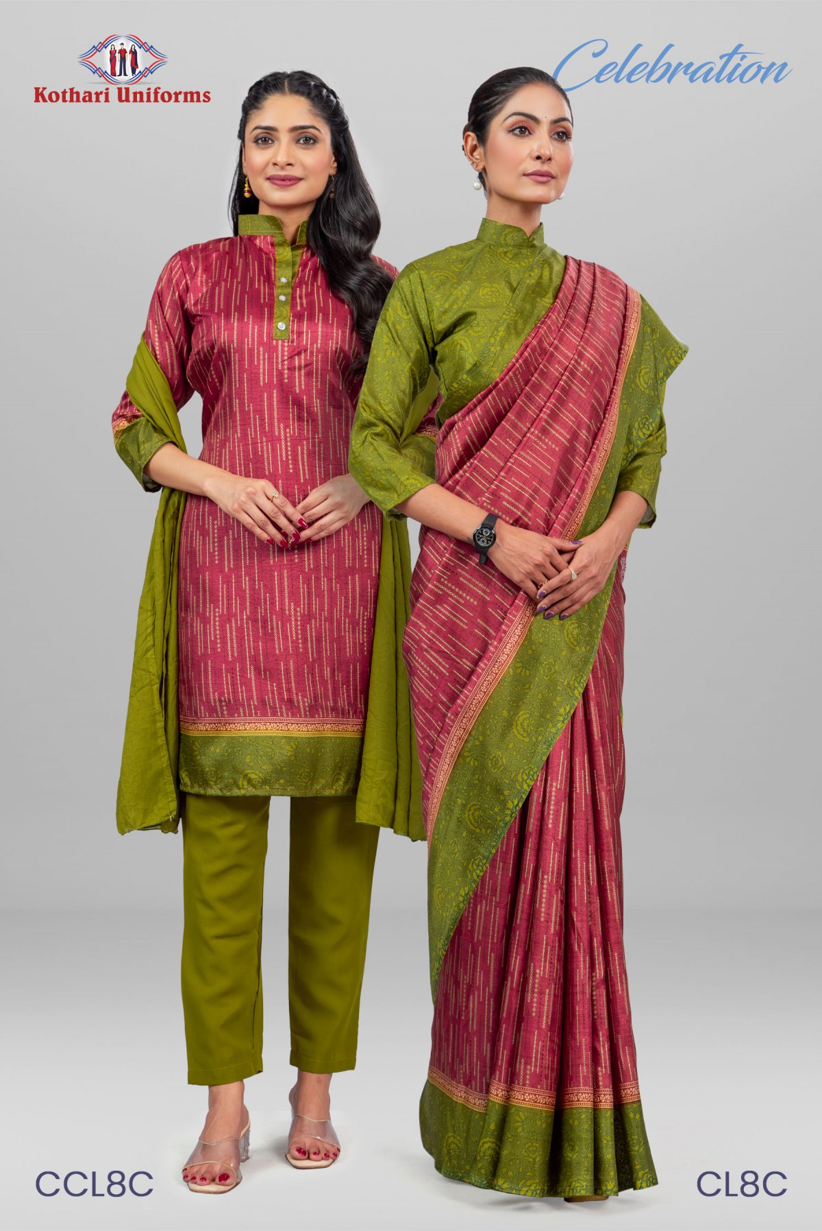 Celebration | Uniform Saree & Salwar Combo [CL8C]