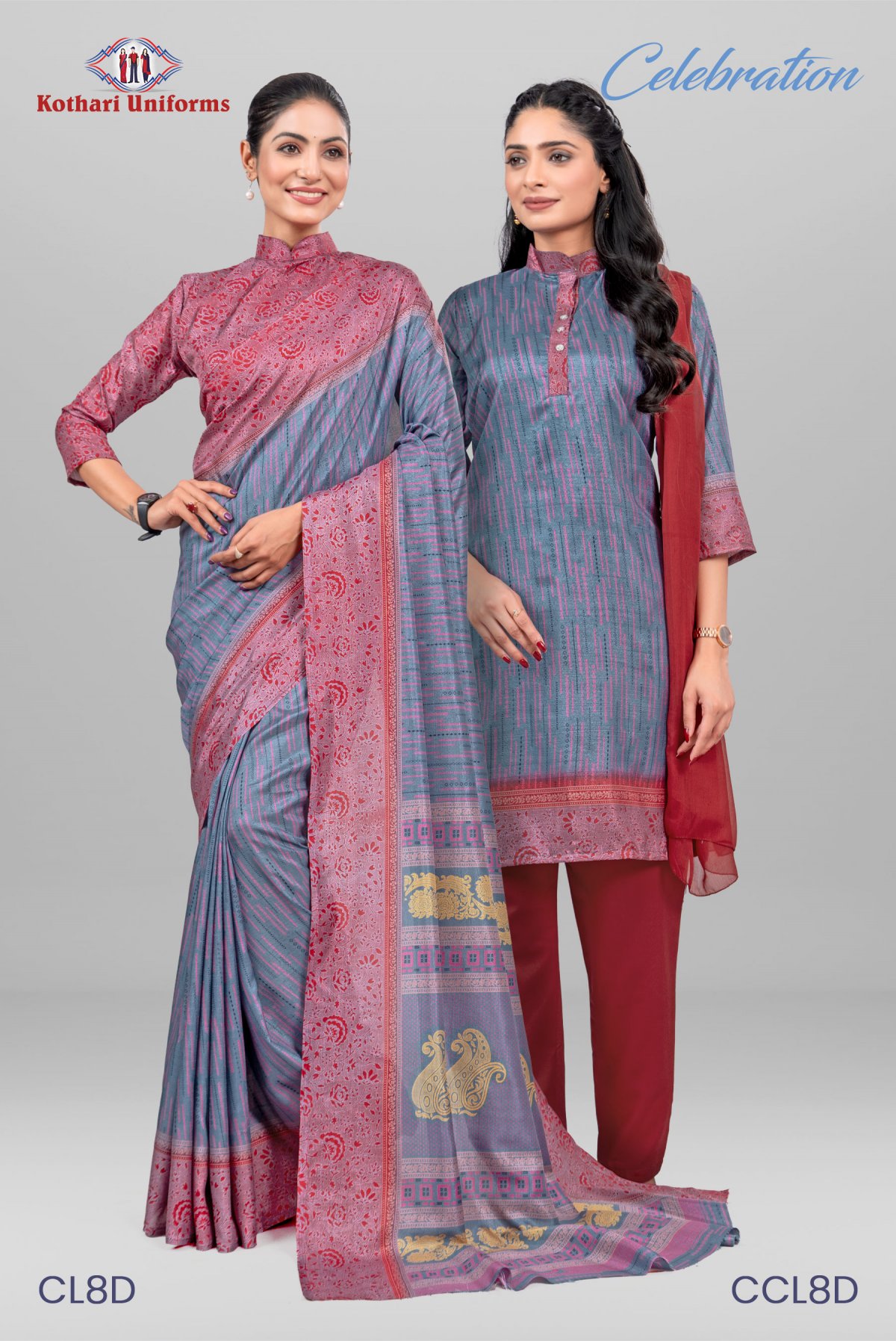 Celebration | Uniform Saree & Salwar Combo [CL8D]