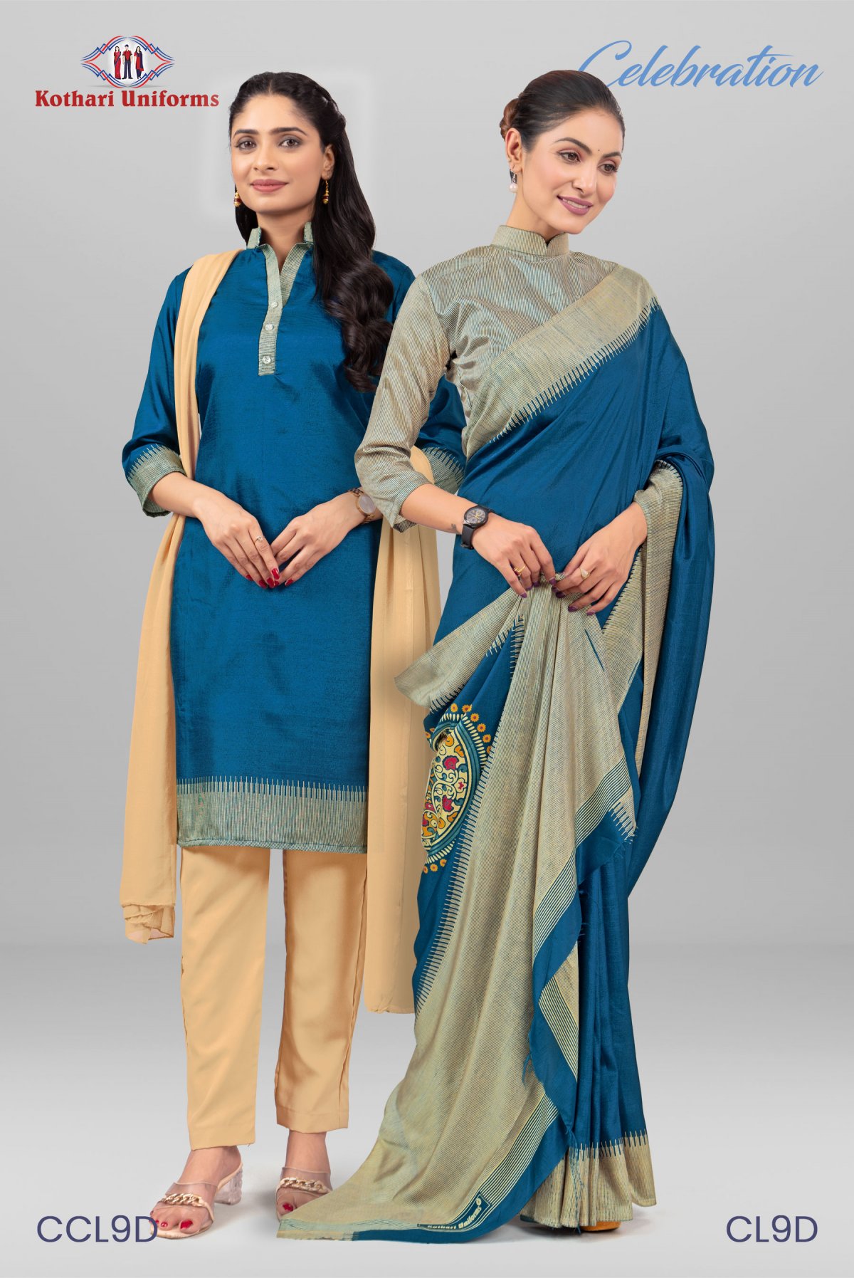 Celebration | Uniform Saree & Salwar Combo [CL9D]