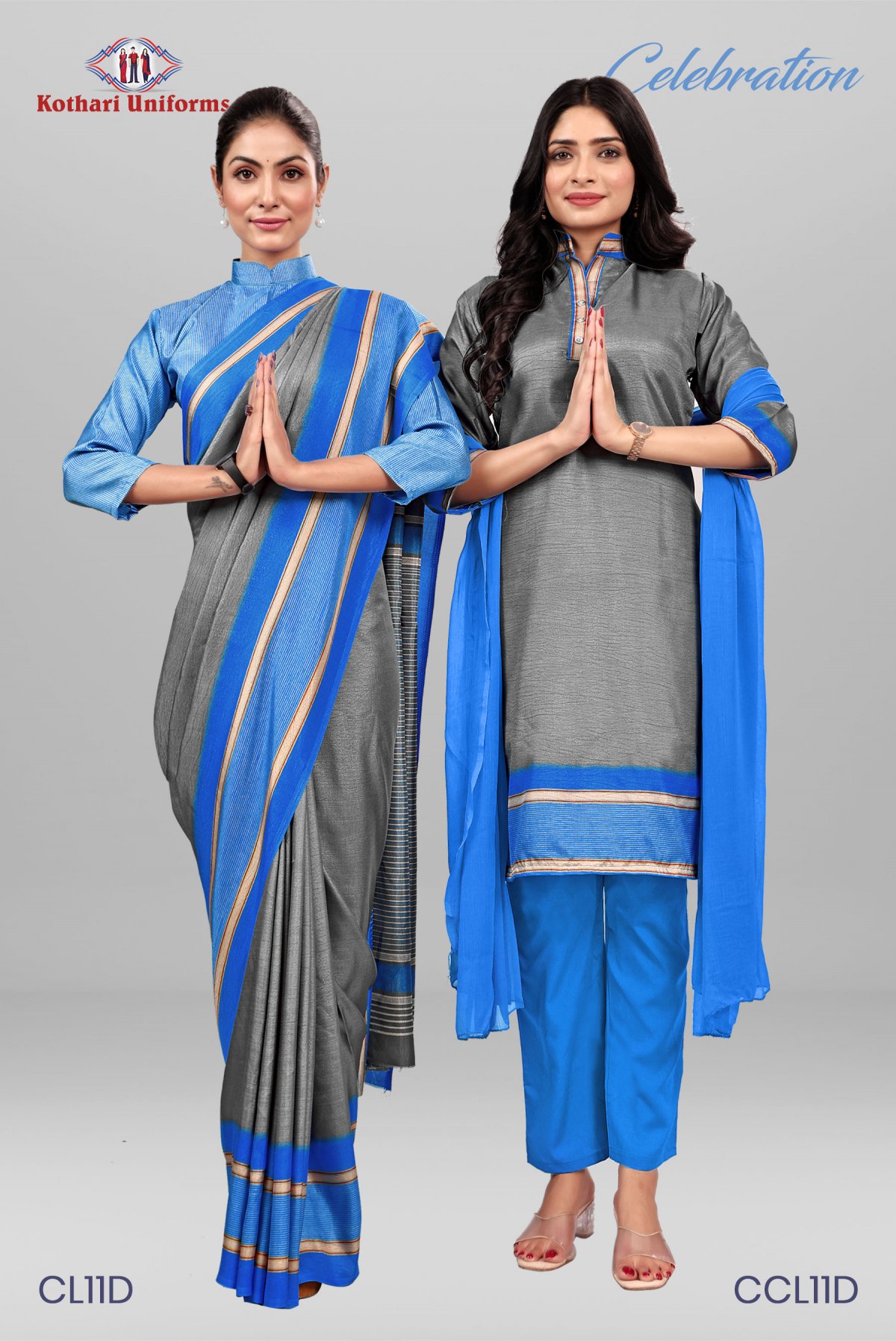 Celebration | Uniform Saree & Salwar Combo [CL11D]