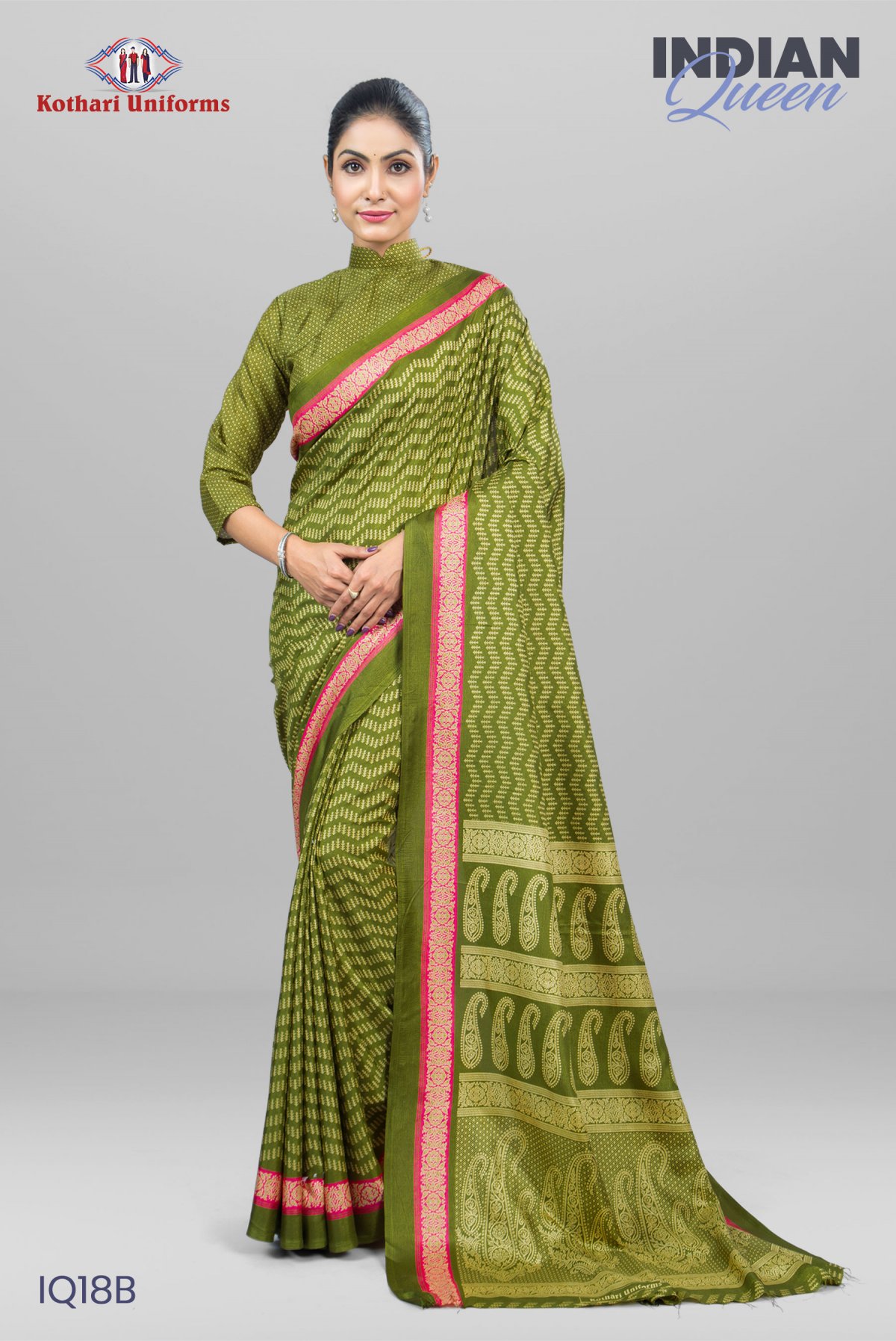 Indian Queen | Uniform Saree [IQ18B]