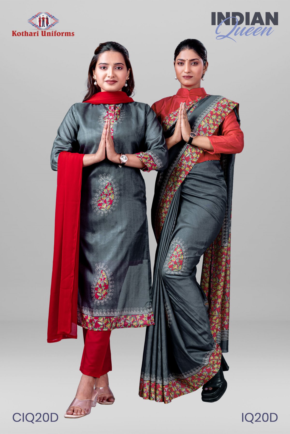 Indian Queen | Uniform Saree & Salwar Combo [IQ20D]