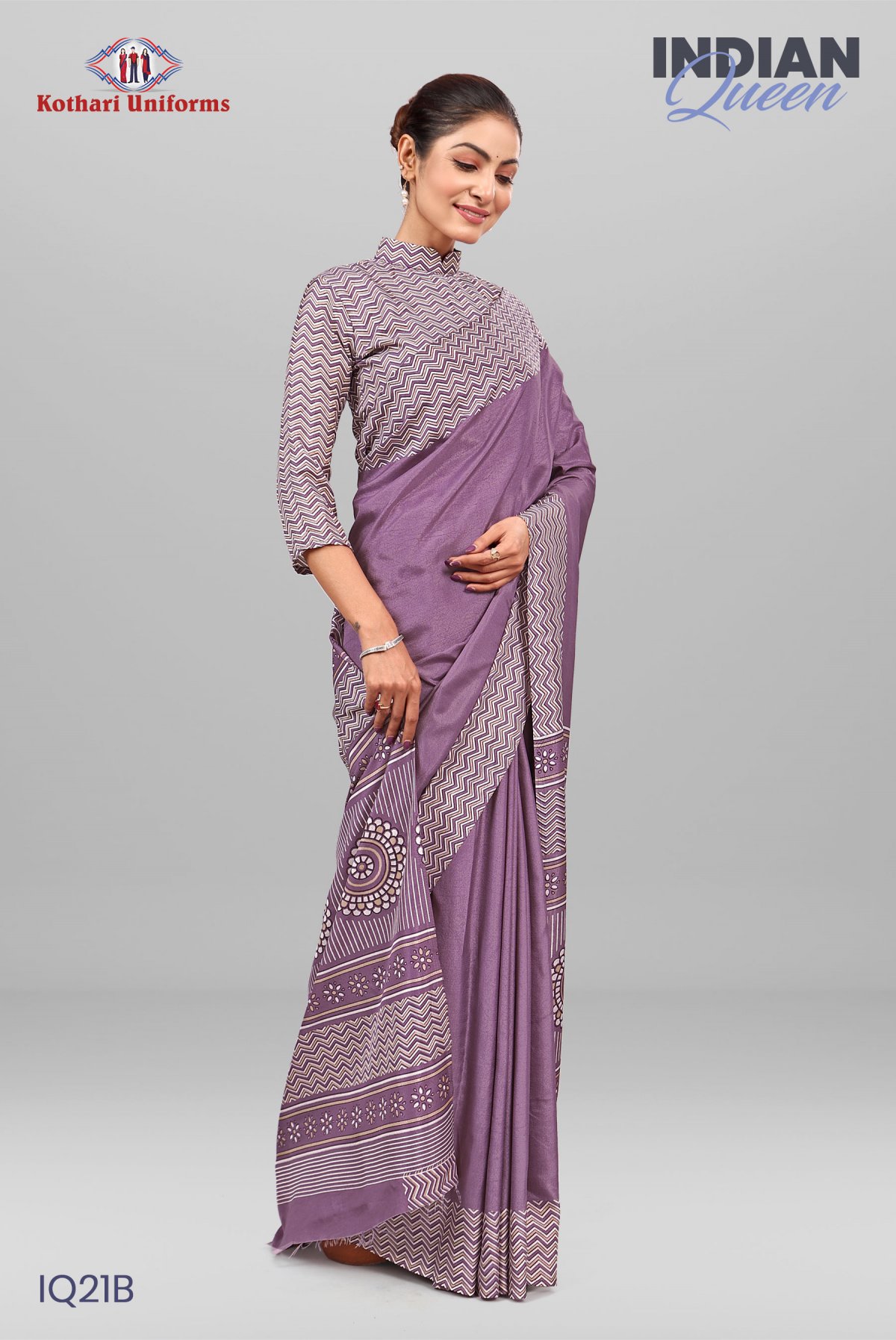 Indian Queen | Uniform Saree [IQ21B]