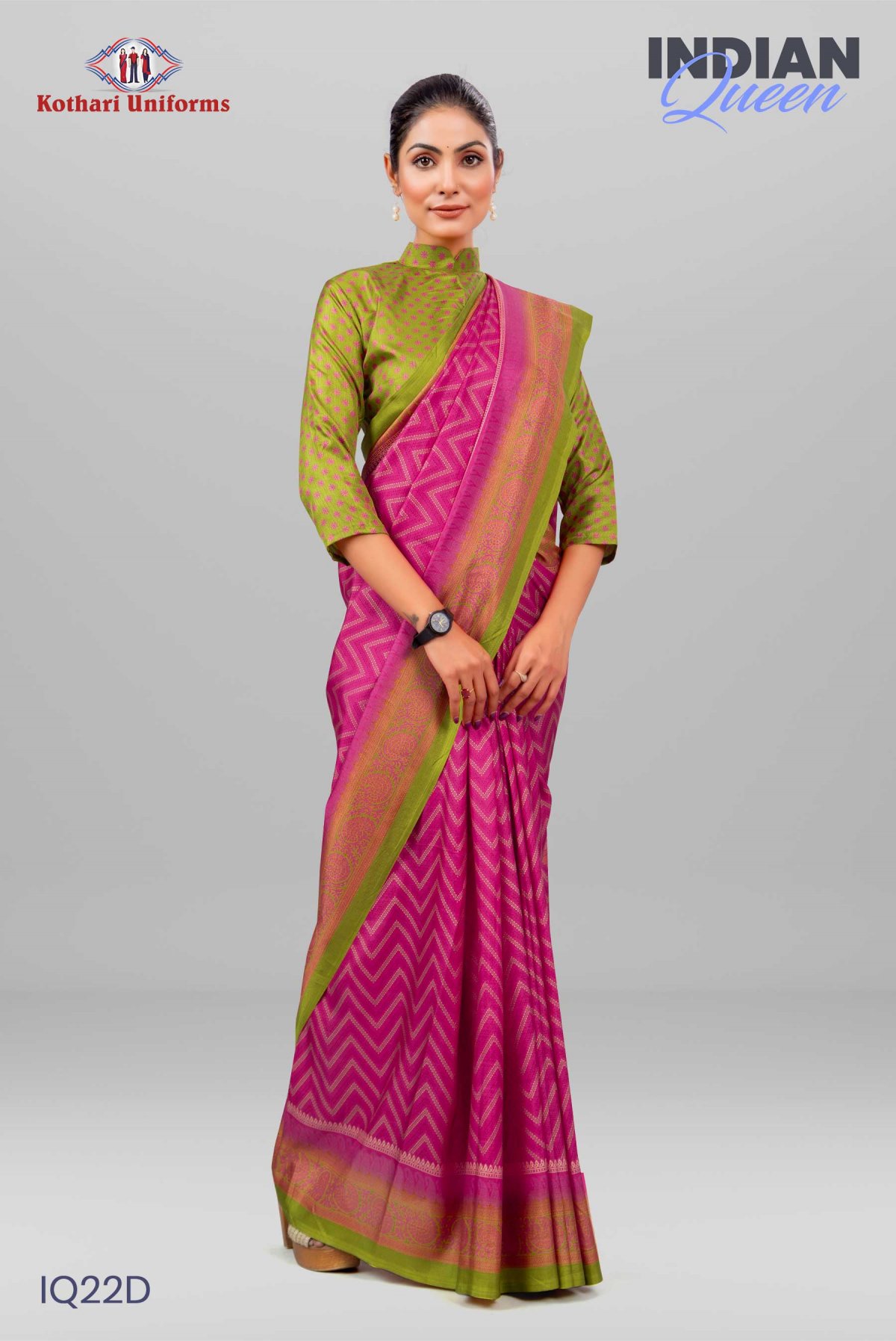 Indian Queen | Uniform Saree [IQ22D]