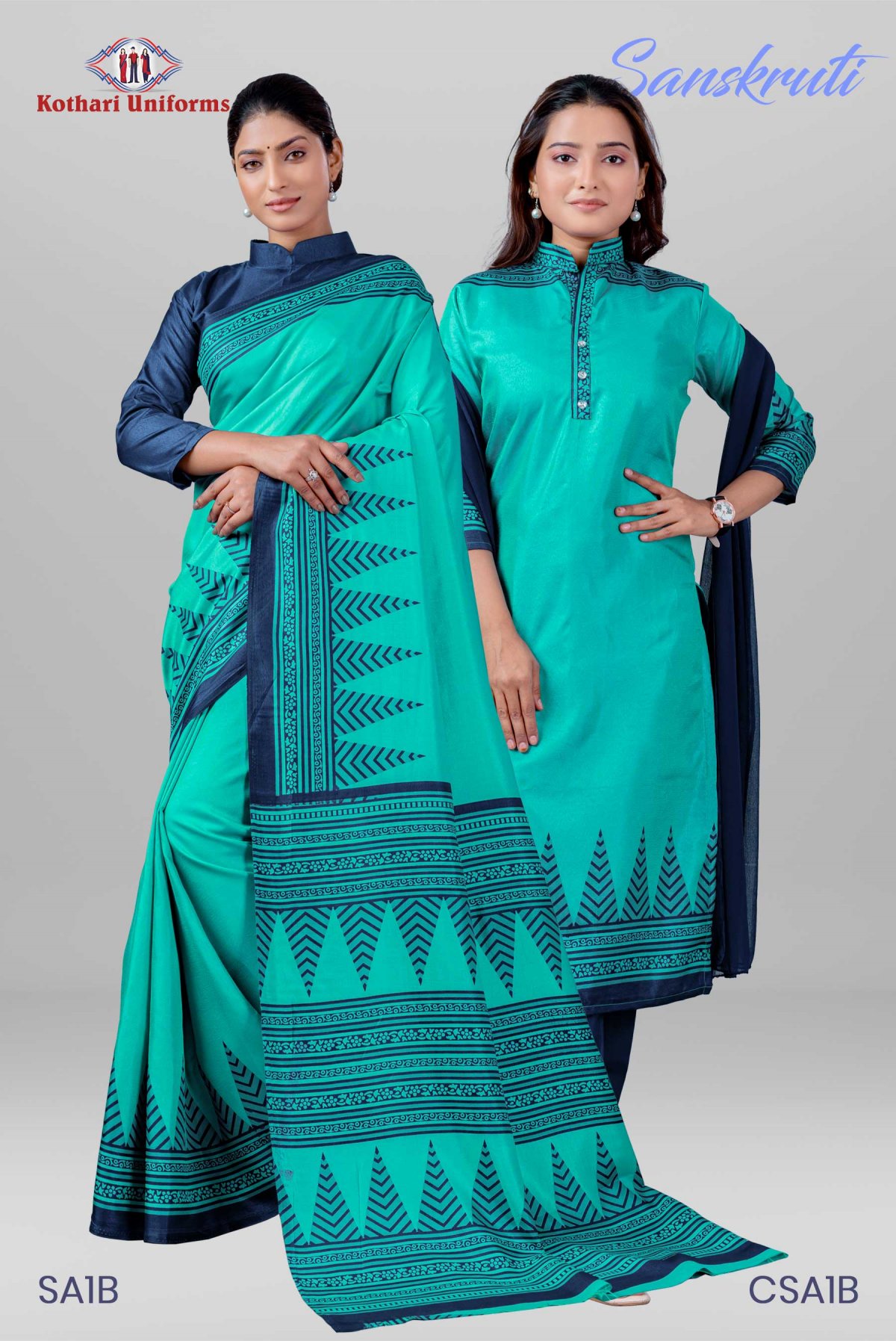 Sanskruti | Uniform Saree & Salwar Combo [SA1B]