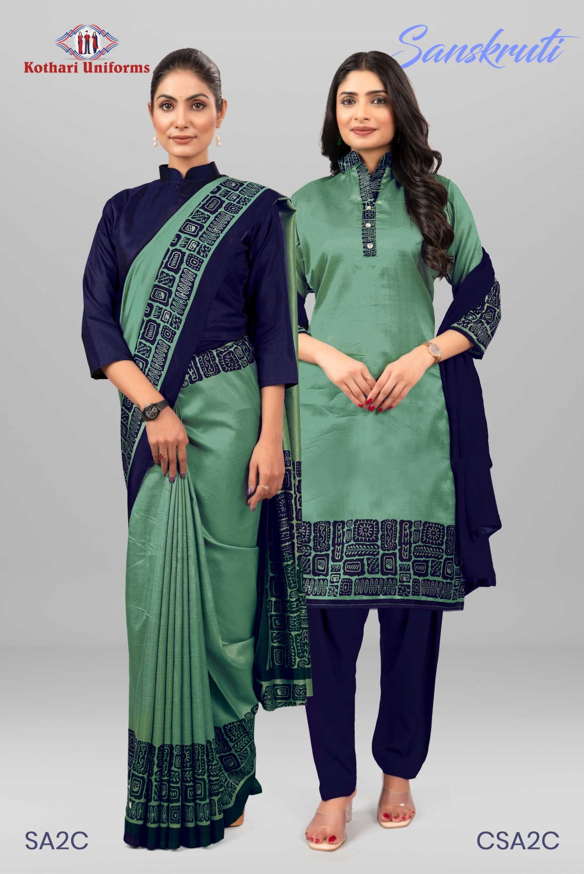 Sanskruti | Uniform Saree & Salwar Combo [SA2C]