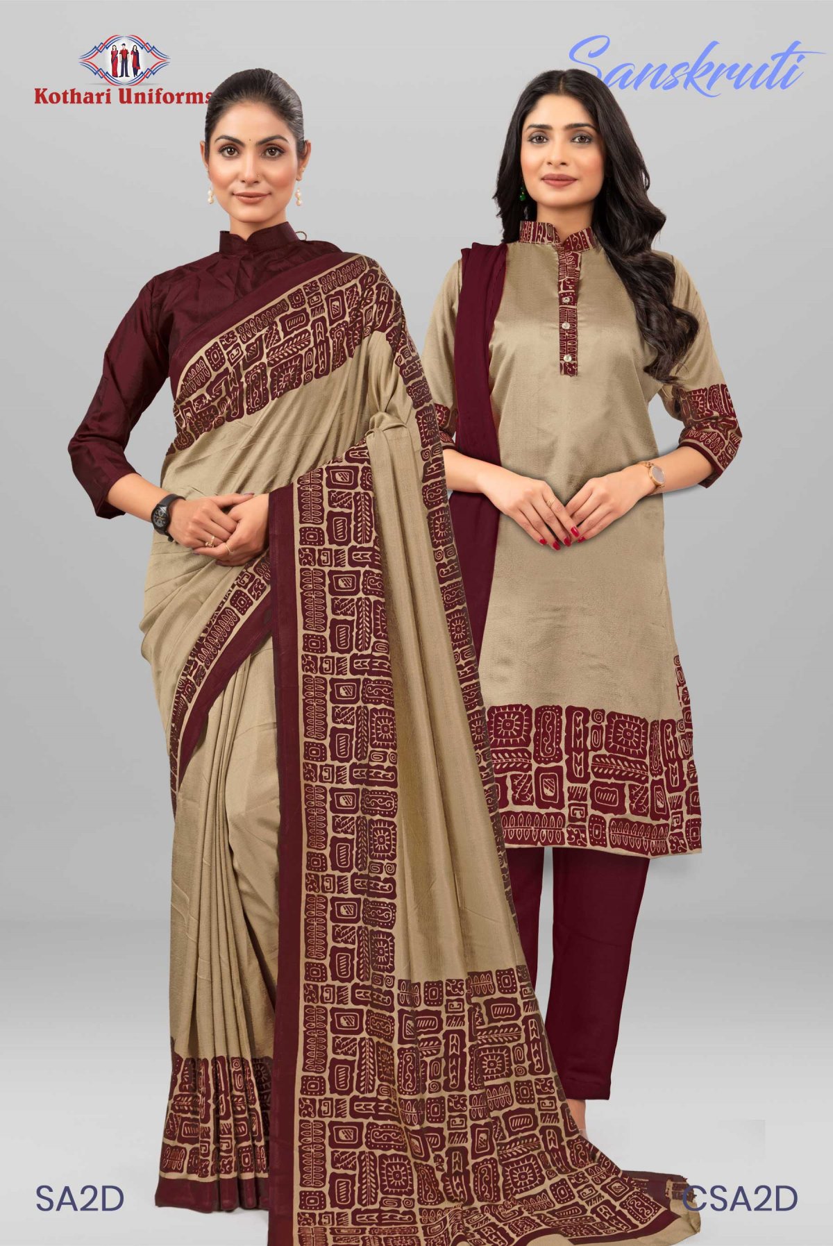 Sanskruti | Uniform Saree & Salwar Combo [SA2D]