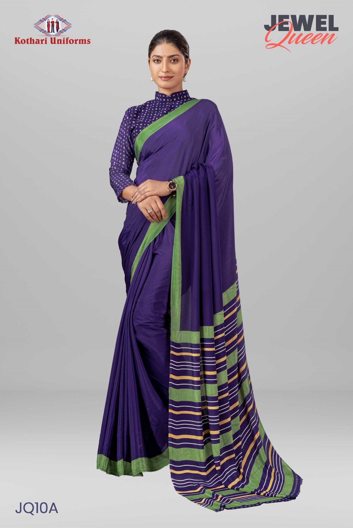 Jewel Queen | Uniform Saree [JQ10A]