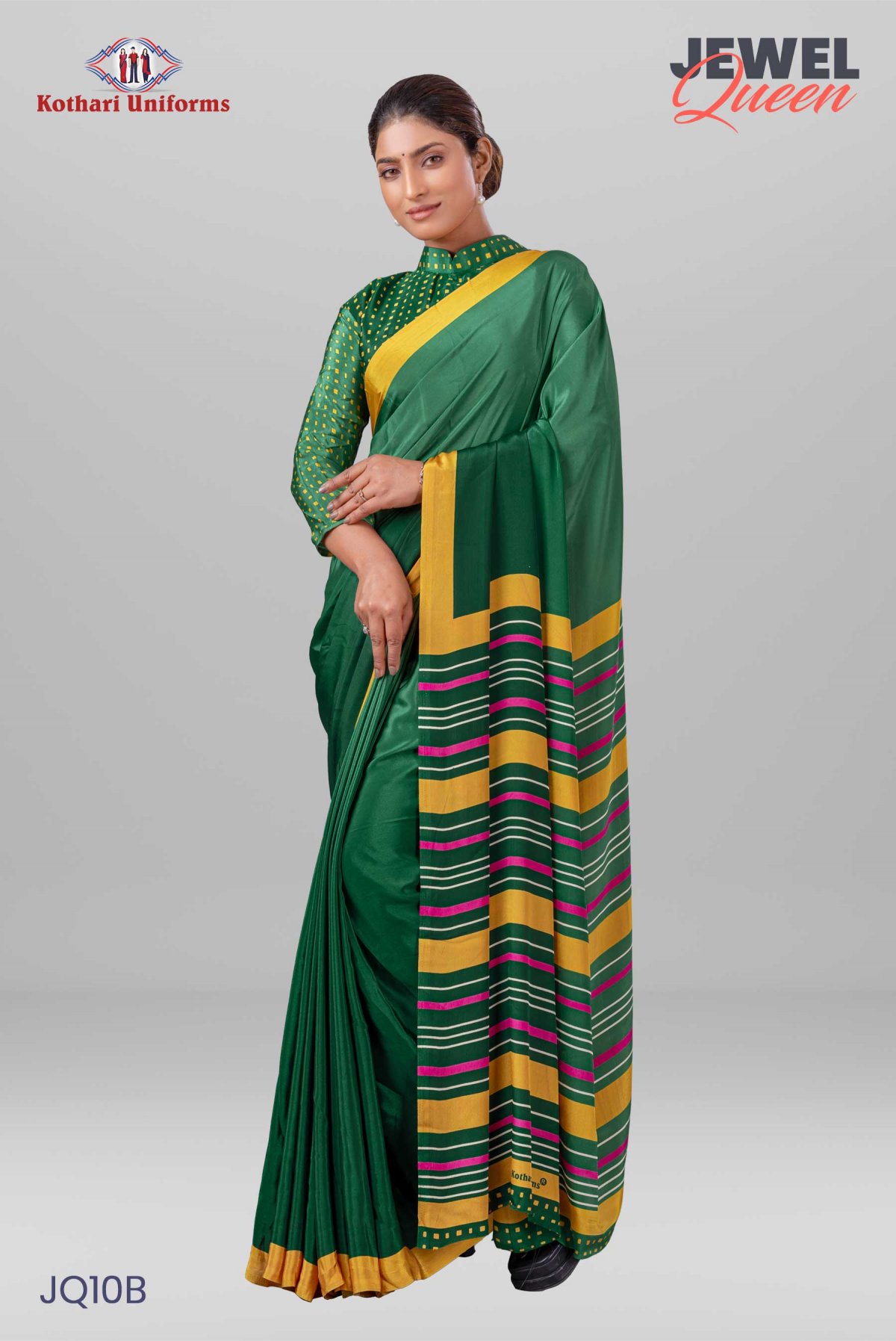 Jewel Queen | Uniform Saree [JQ10B]