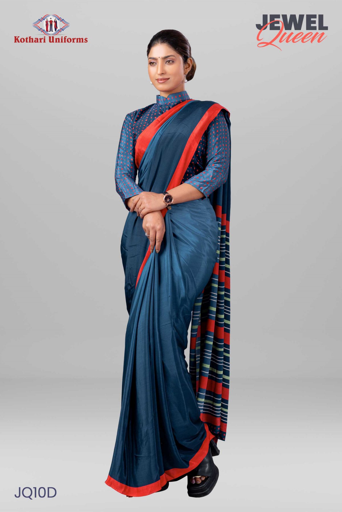 Jewel Queen | Uniform Saree [JQ10D]