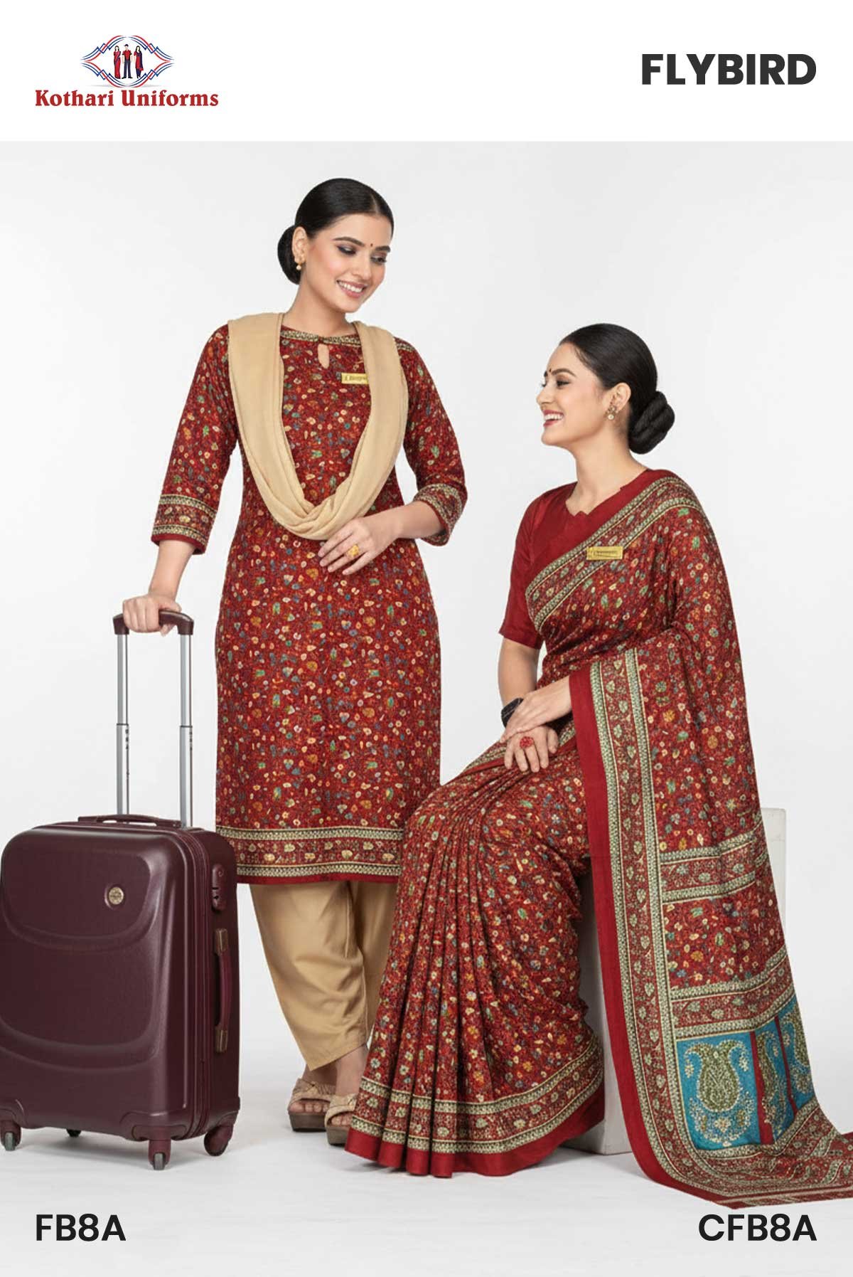 Flybird | Uniform Saree & Salwar Combo [FB8A]