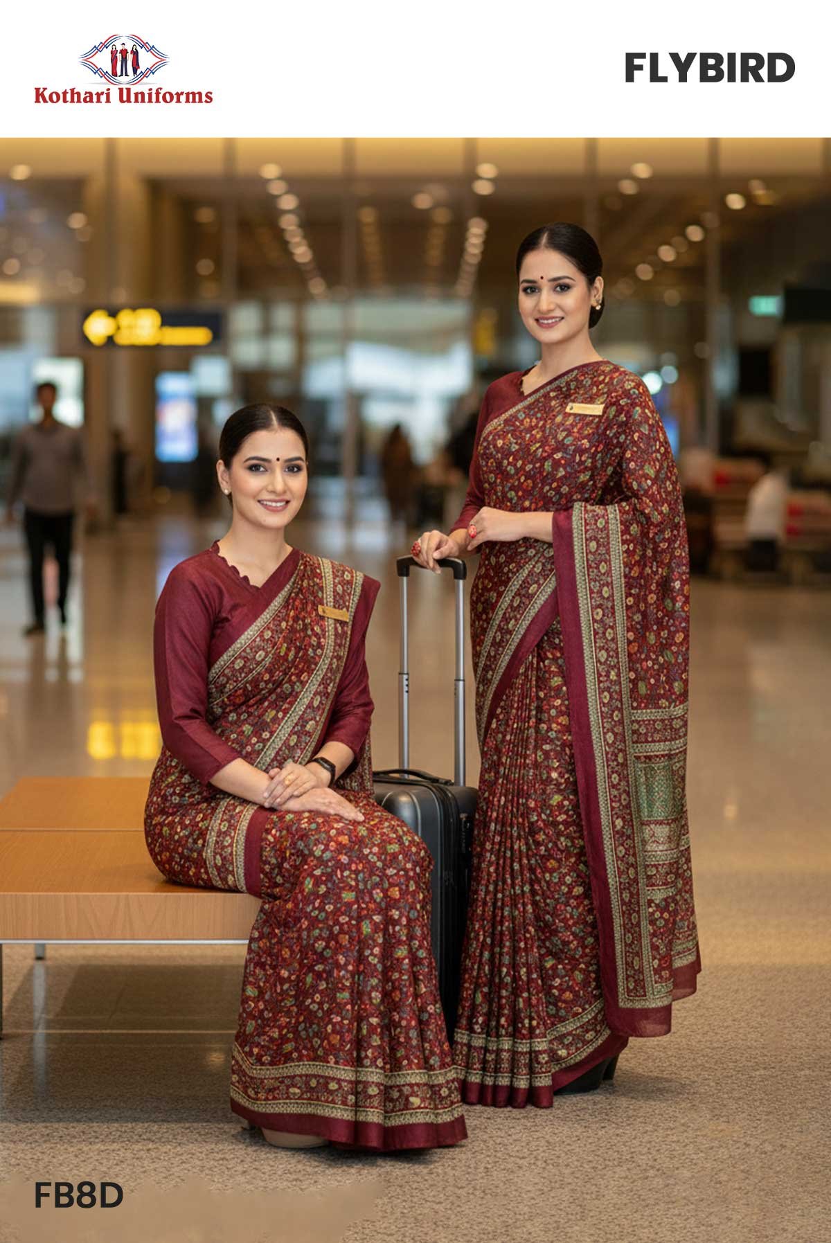 Flybird | Uniform Saree [FB8D]