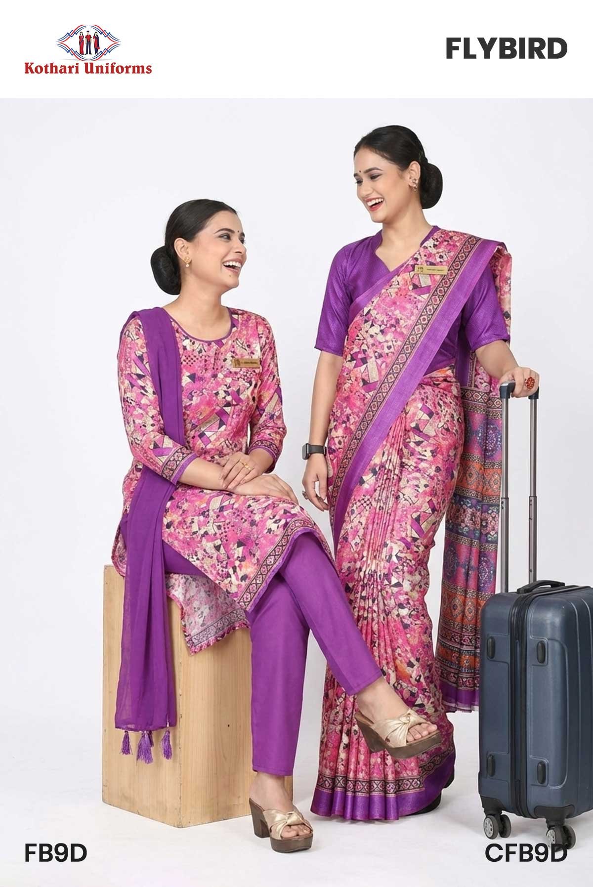 Flybird | Uniform Saree & Salwar Combo [FB9D]