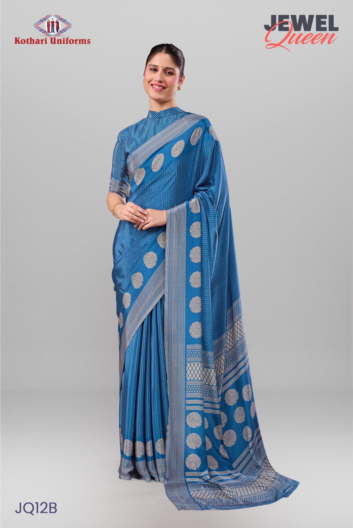 Jewel Queen | Uniform Saree [JQ12B]