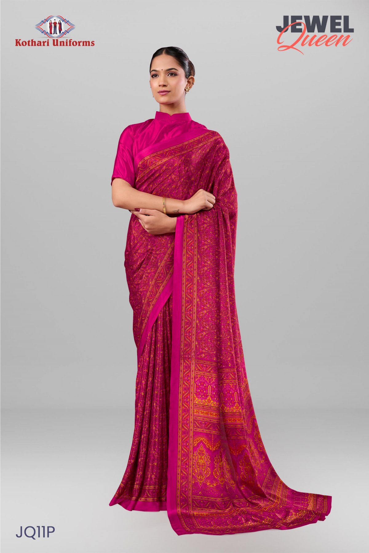 Jewel Queen | Uniform Saree [JQ11P]