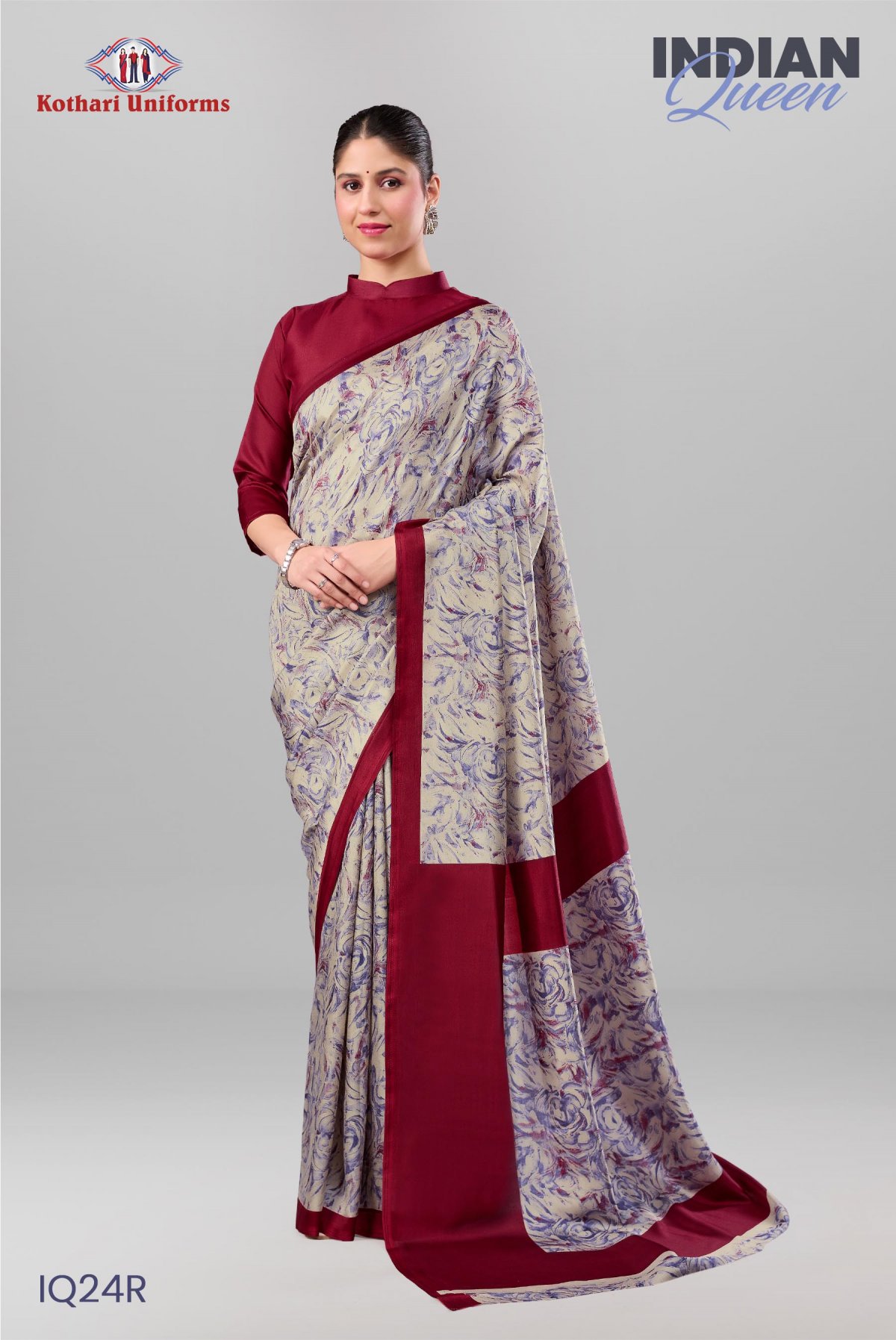 Indian Queen | Uniform Saree [IQ24R]