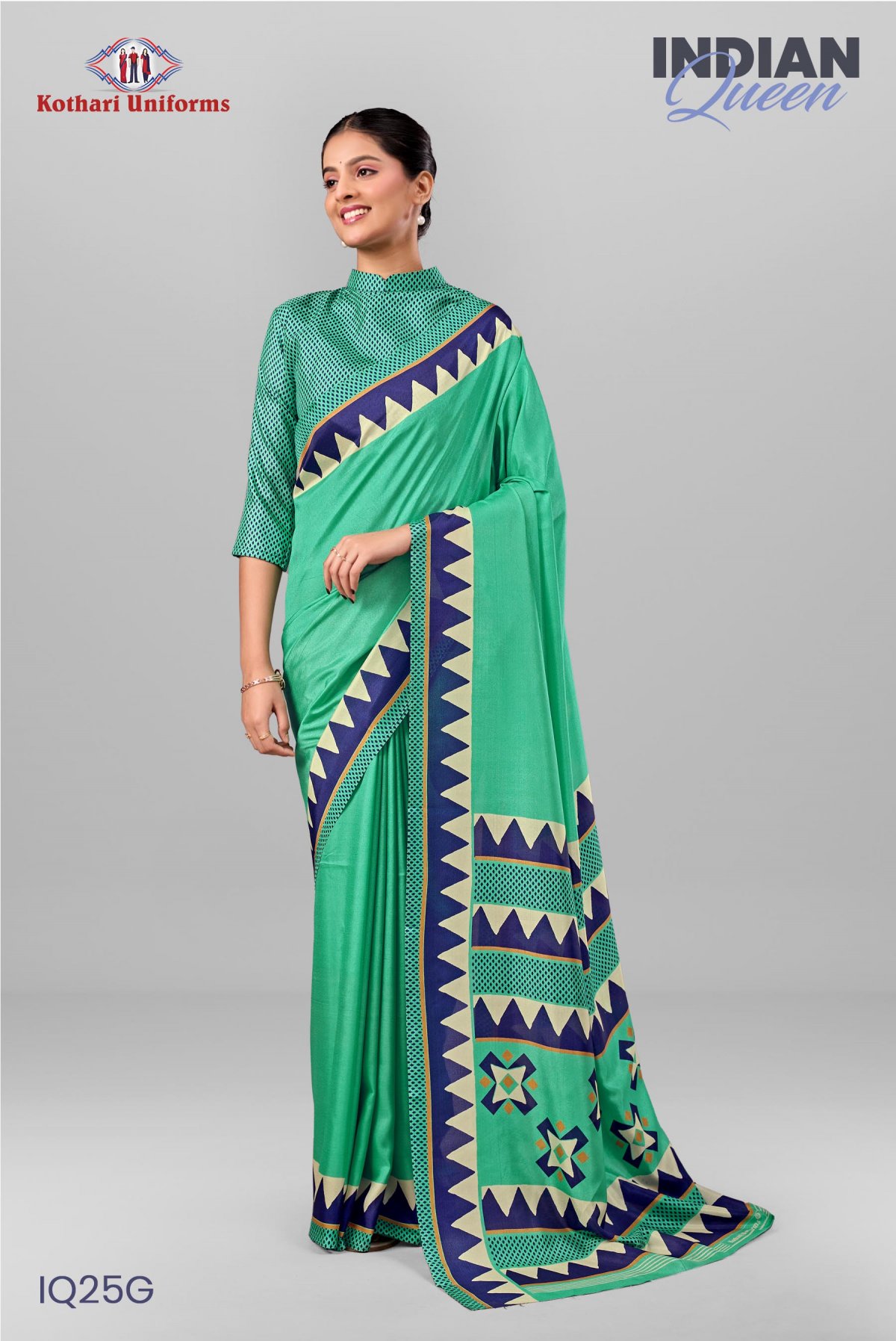 Indian Queen | Uniform Saree [IQ25G]