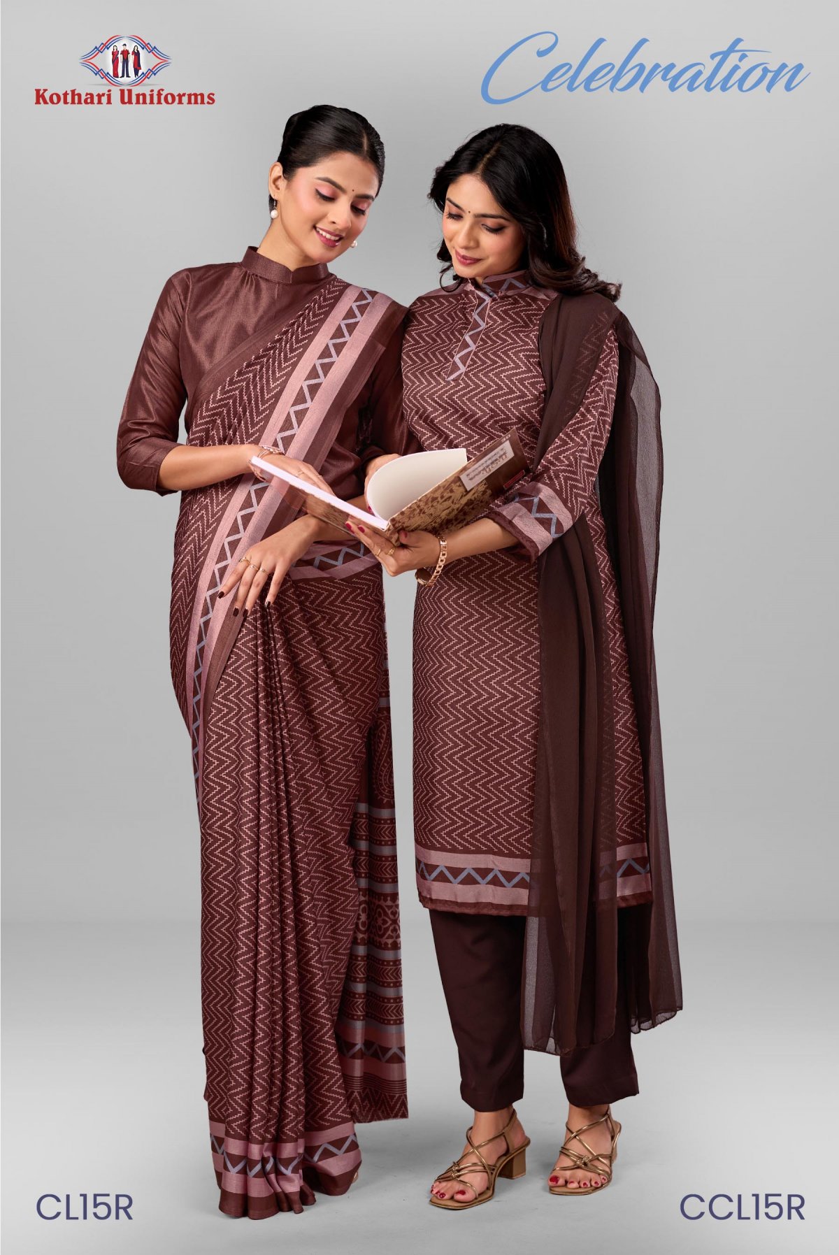 Celebration | Uniform Saree & Salwar Combo [CL15R]