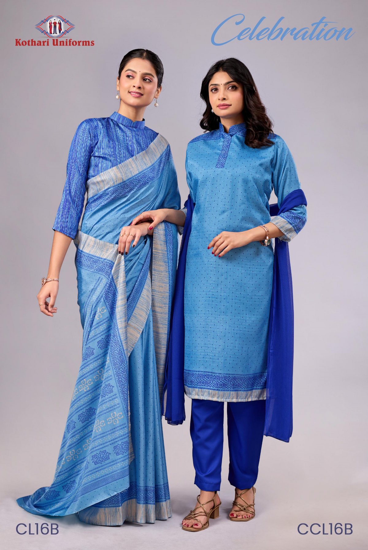 Celebration | Uniform Saree & Salwar Combo [CL16B]