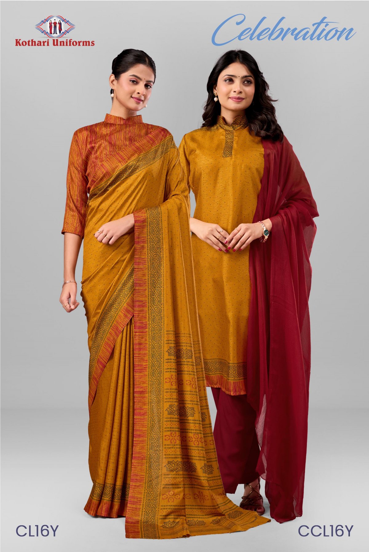 Celebration | Uniform Saree & Salwar Combo [CL16Y]