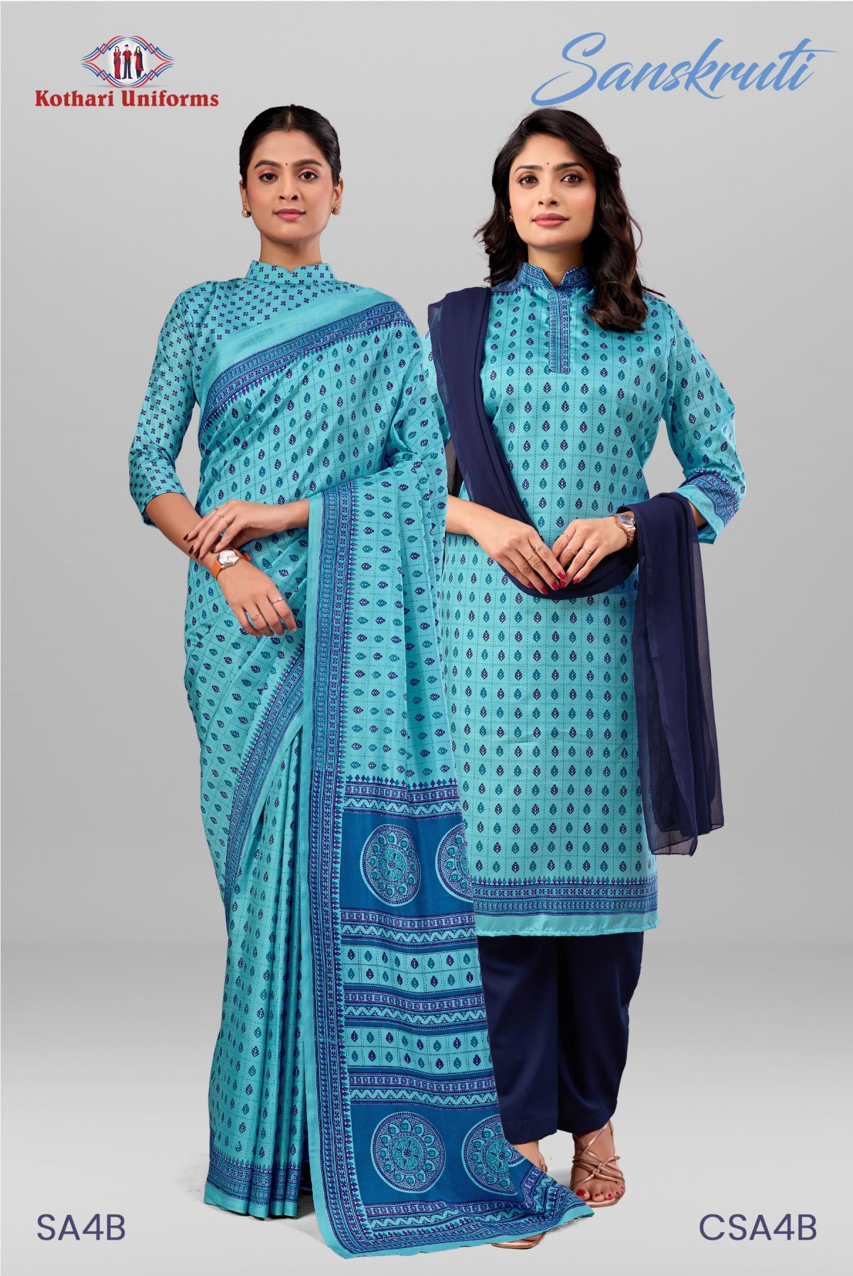Sanskruti | Uniform Saree & Salwar Combo [SA4B]