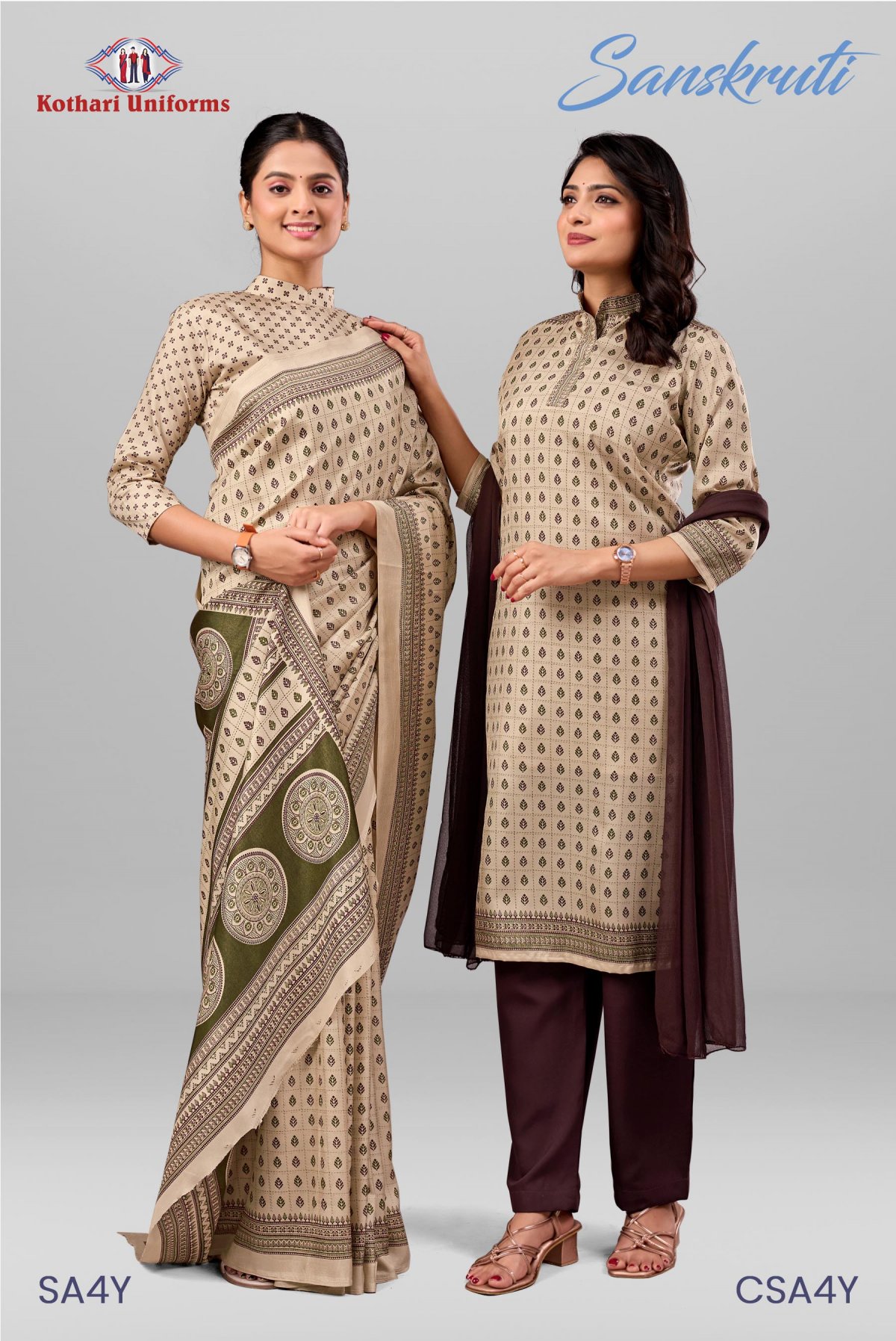 Sanskruti | Uniform Saree & Salwar Combo [SA4Y]