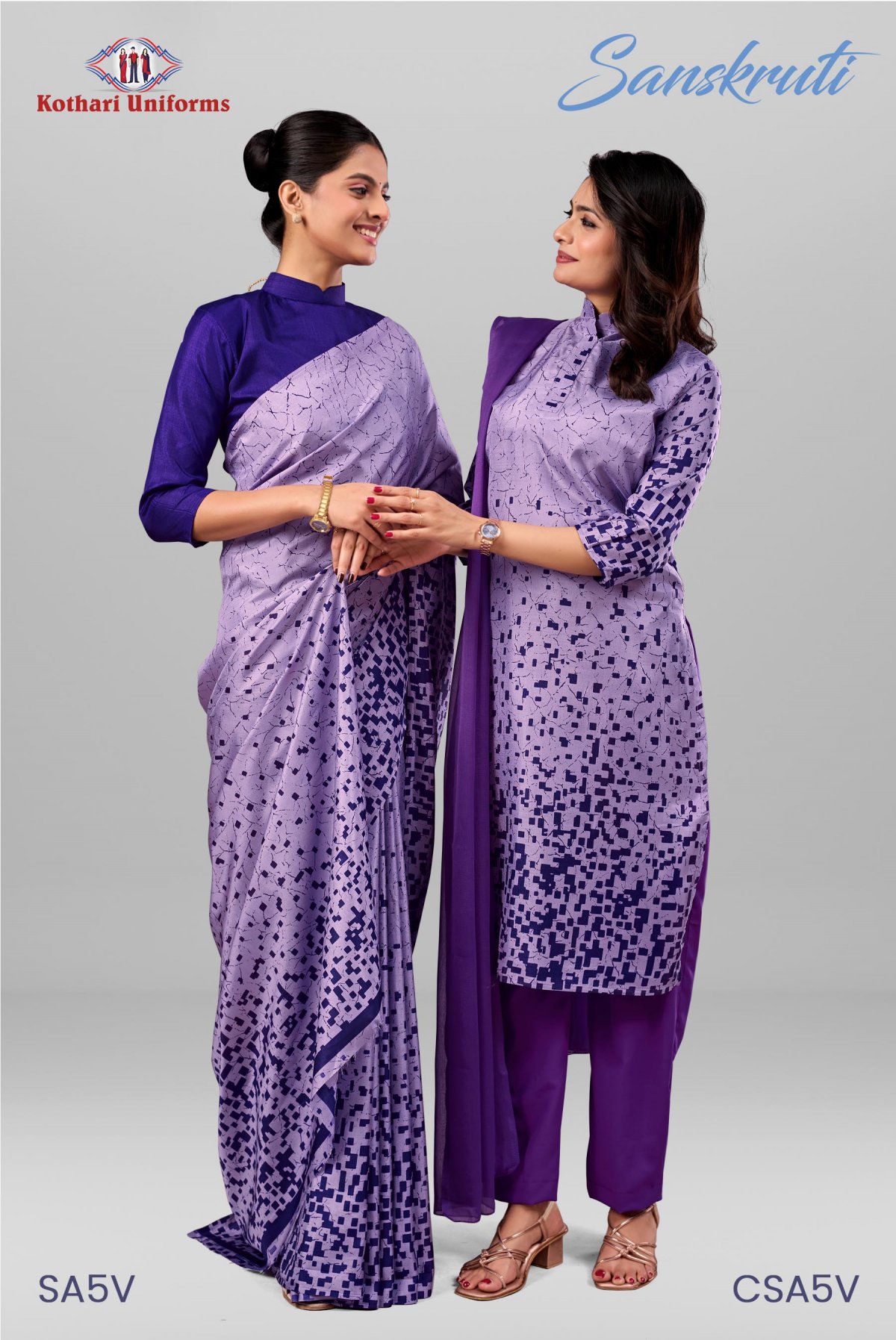 Sanskruti | Uniform Saree & Salwar Combo [SA5V]