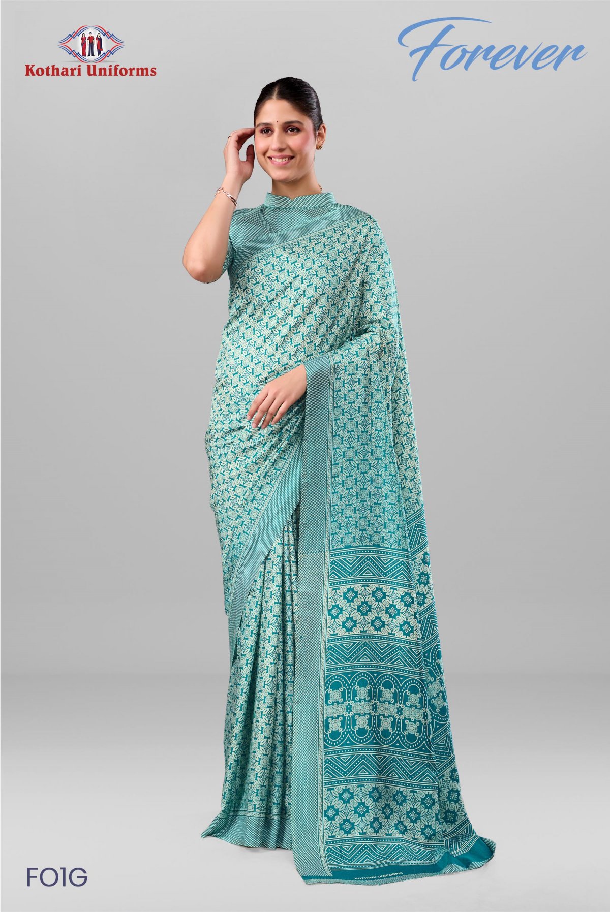 Forever | Uniform Saree [FO1G]