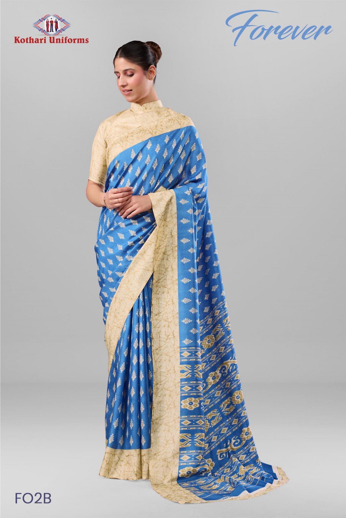 Forever | Uniform Saree [FO2B]