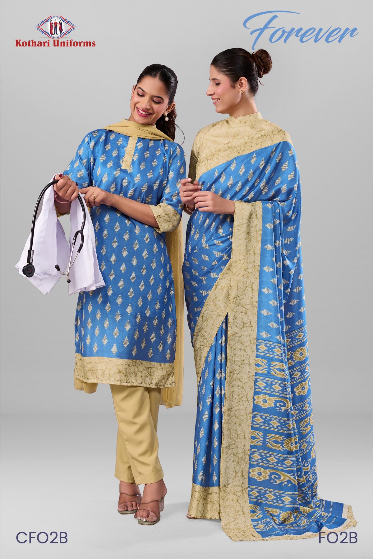 Forever | Uniform Saree & Salwar Combo [FO2B]