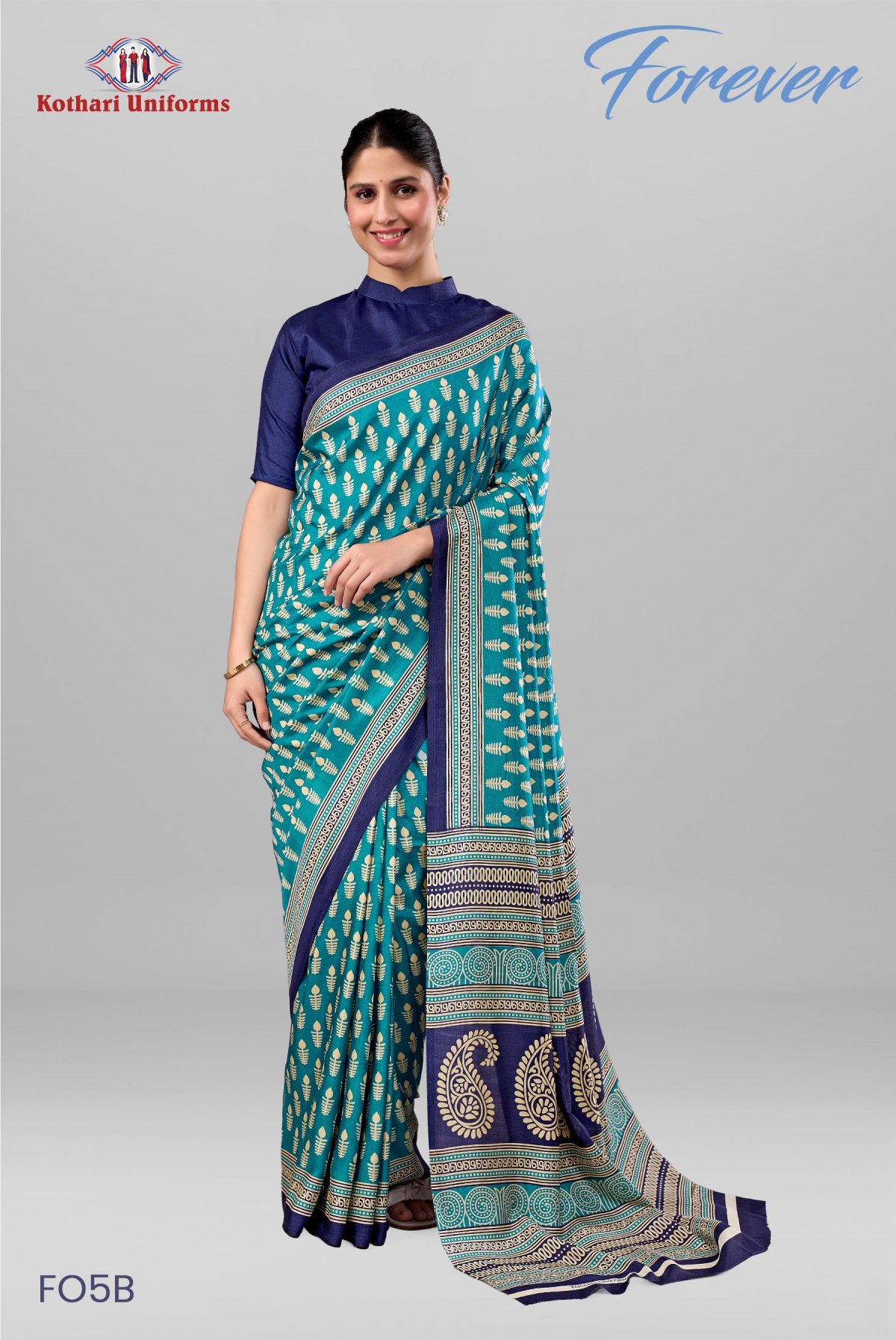 Forever | Uniform Saree [FO5B]