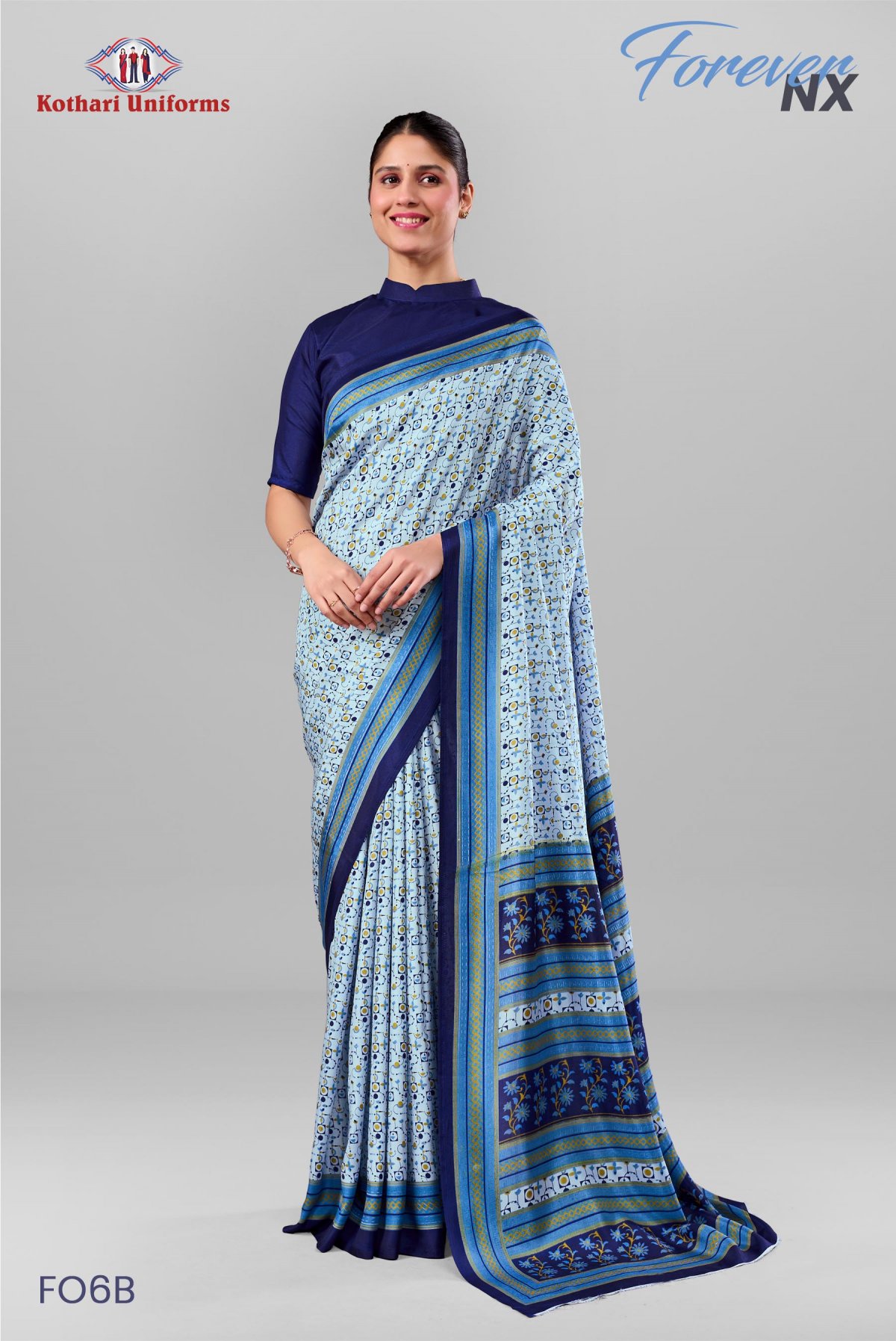 Forever NX | Uniform Saree [FO6B]