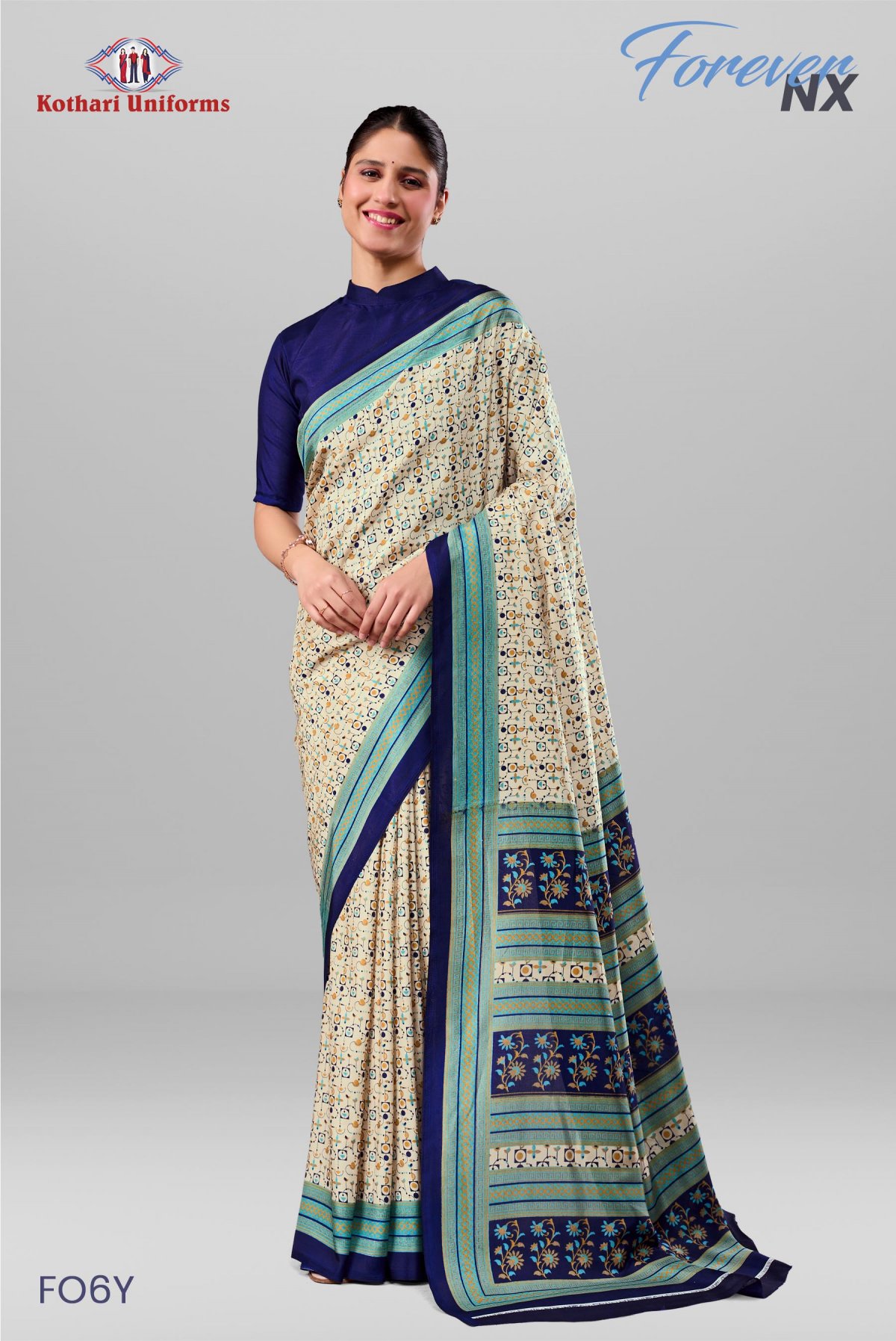 Forever NX | Uniform Saree [FO6Y]