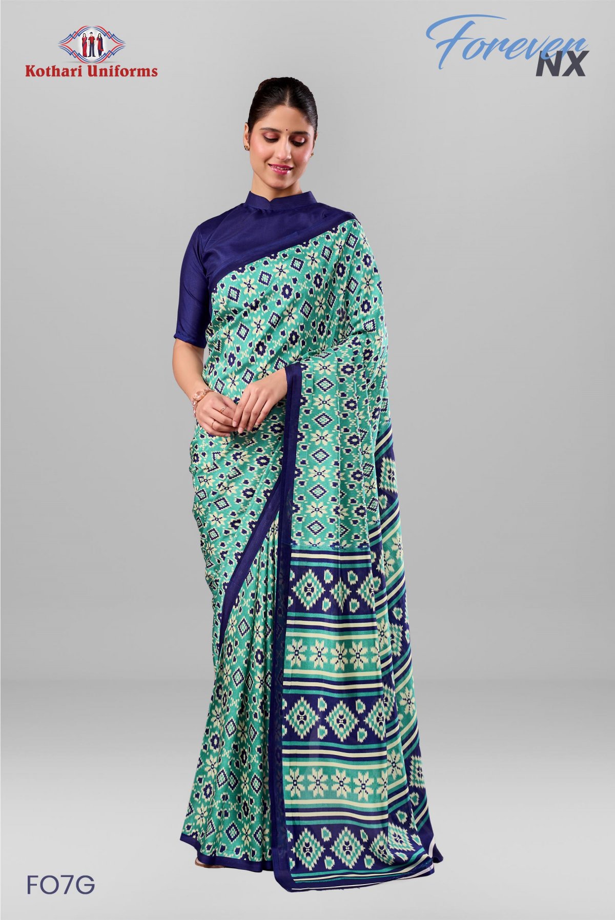 Forever NX | Uniform Saree [FO7G]