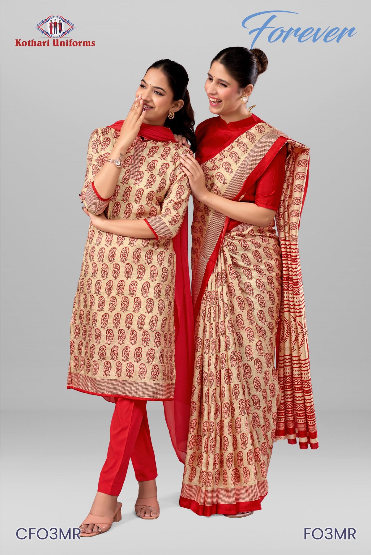 Forever | Uniform Saree & Salwar Combo [FO3MG]