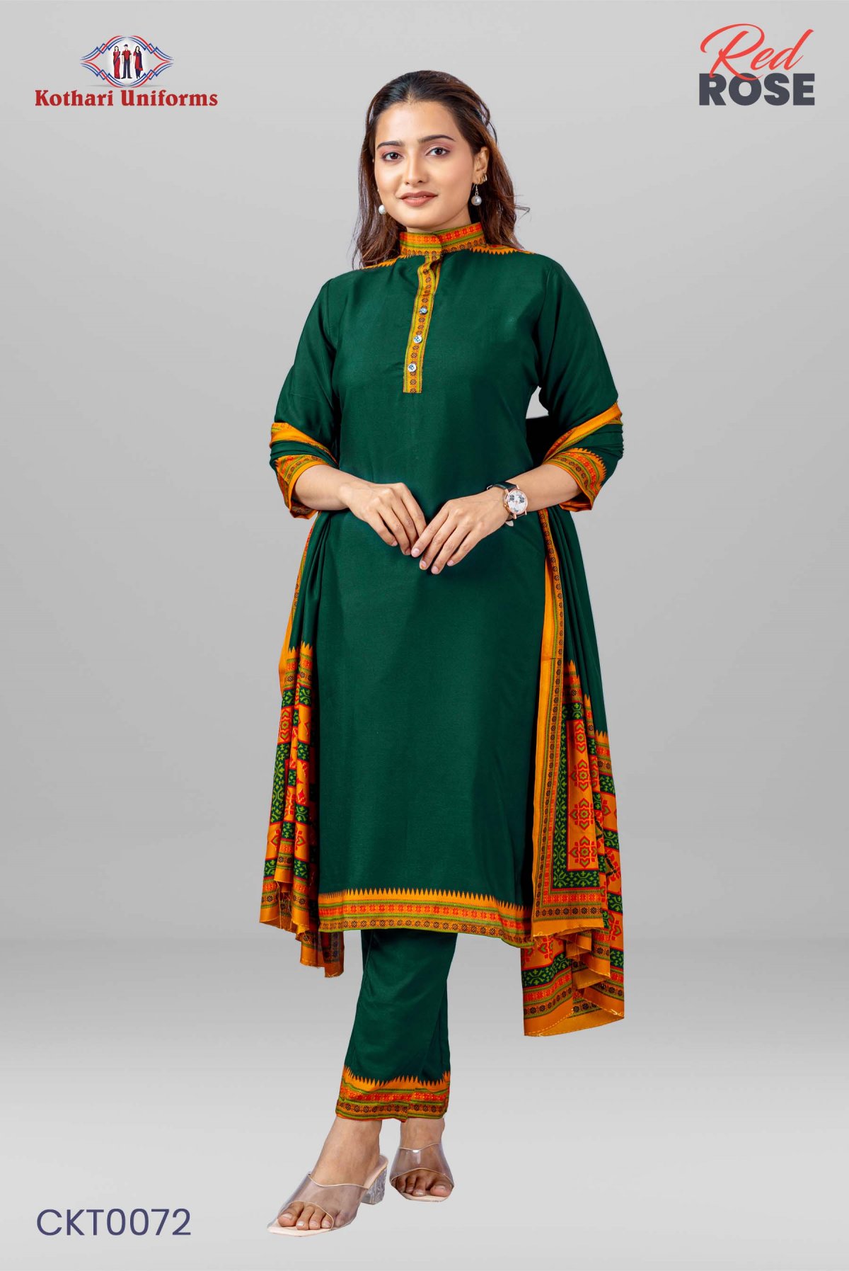 Red Rose | Uniform Salwar Set [CKT0072]