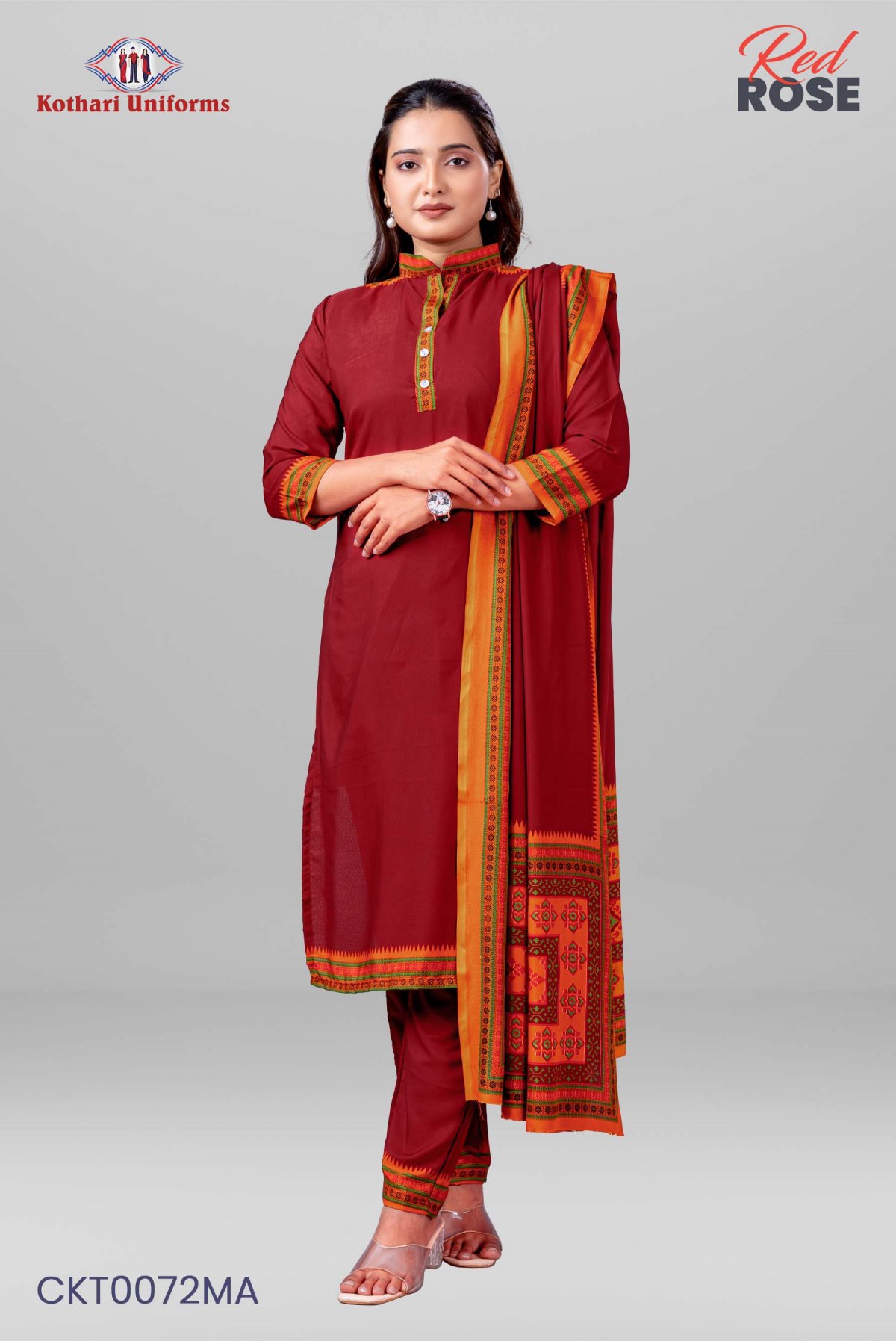 Red Rose | Uniform Salwar Set [CKT0072MA]