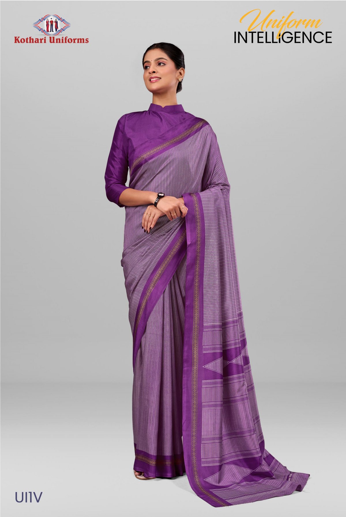Uniform Intelligence | Uniform Saree [UI1V]