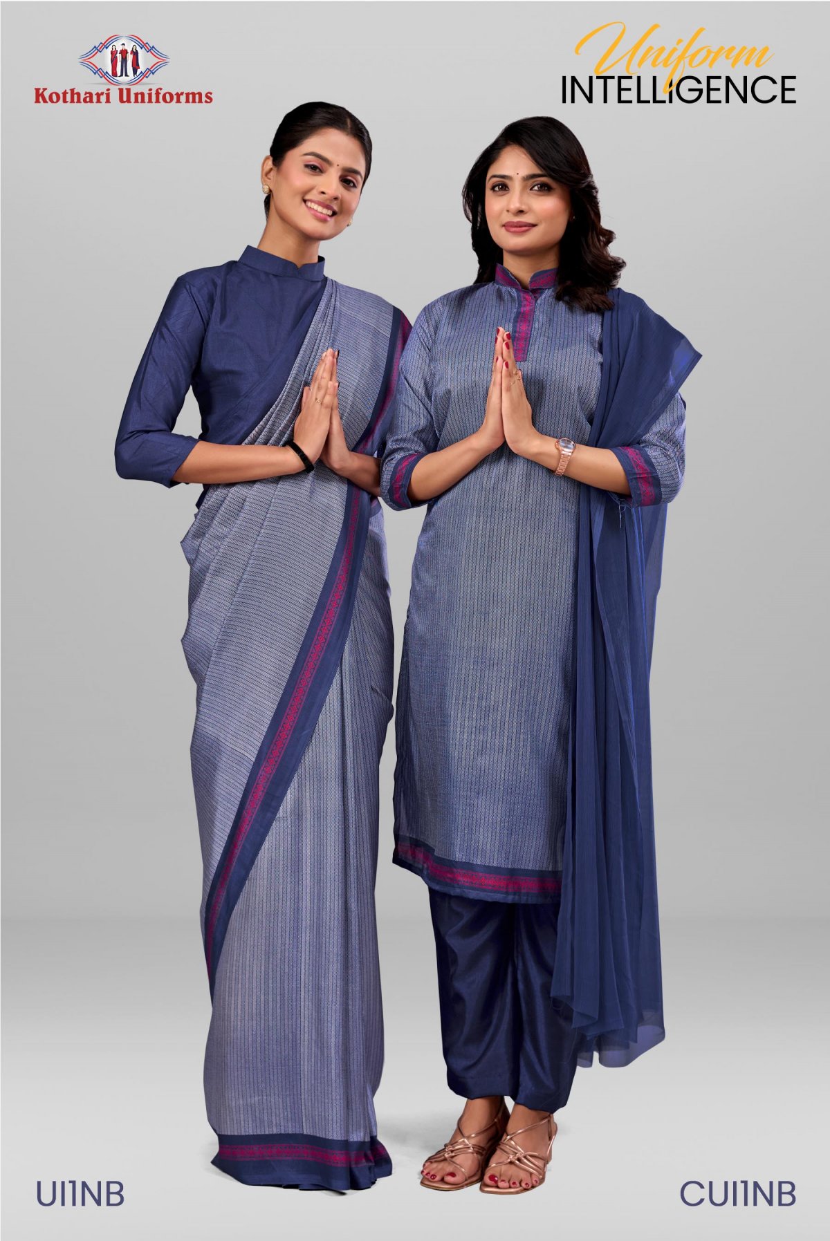 Uniform Intelligence | Uniform Saree & Salwar Combo [UI1NB]