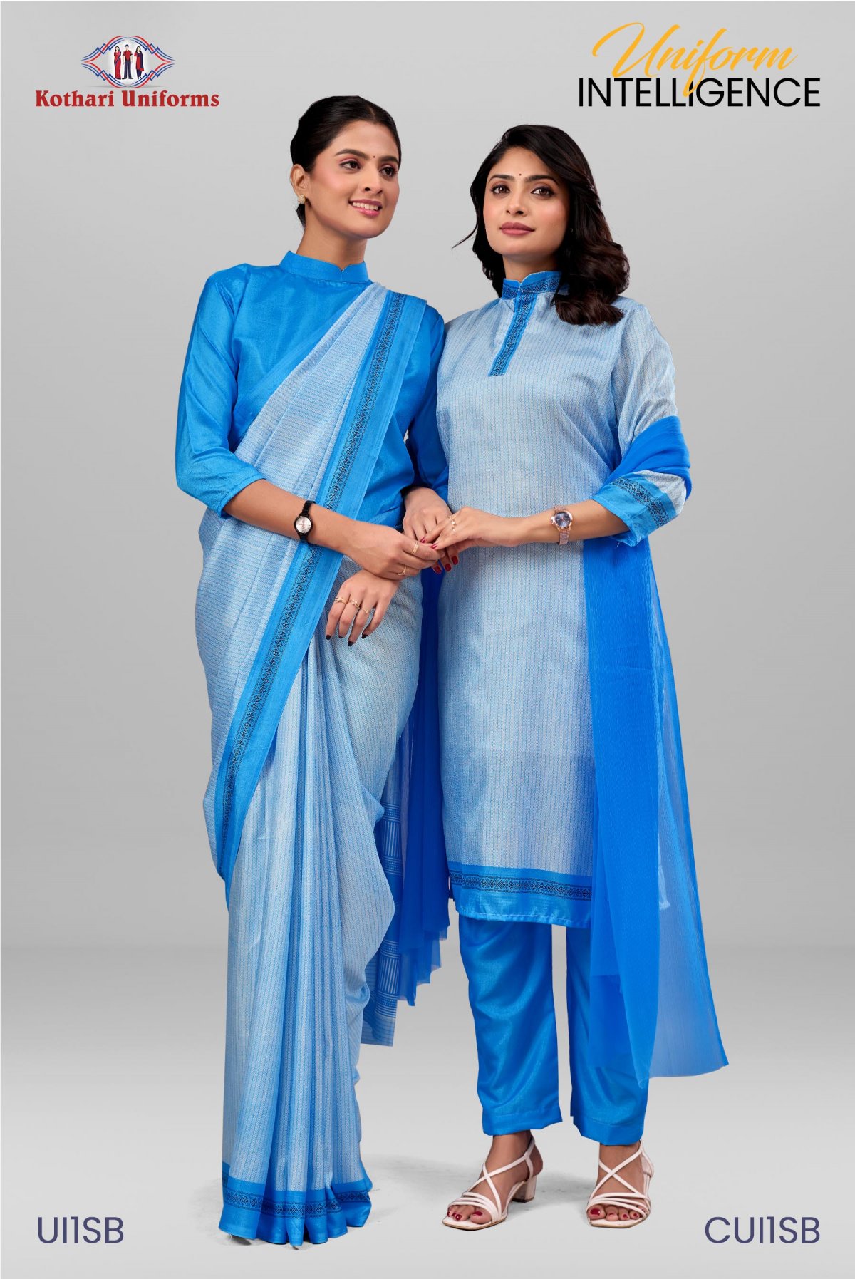 Uniform Intelligence | Uniform Saree & Salwar Combo [UI1SB]
