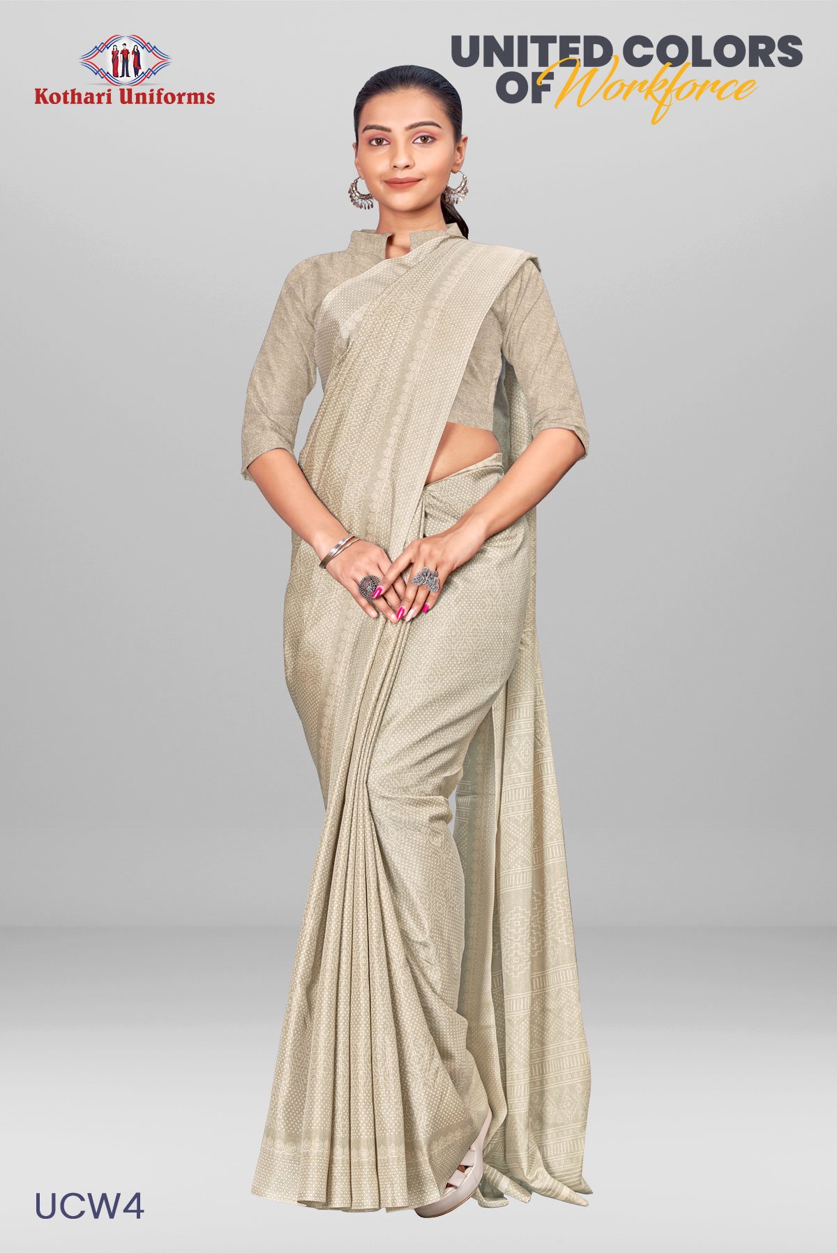 United Colors of Workforce | Uniform Saree[UCW4]